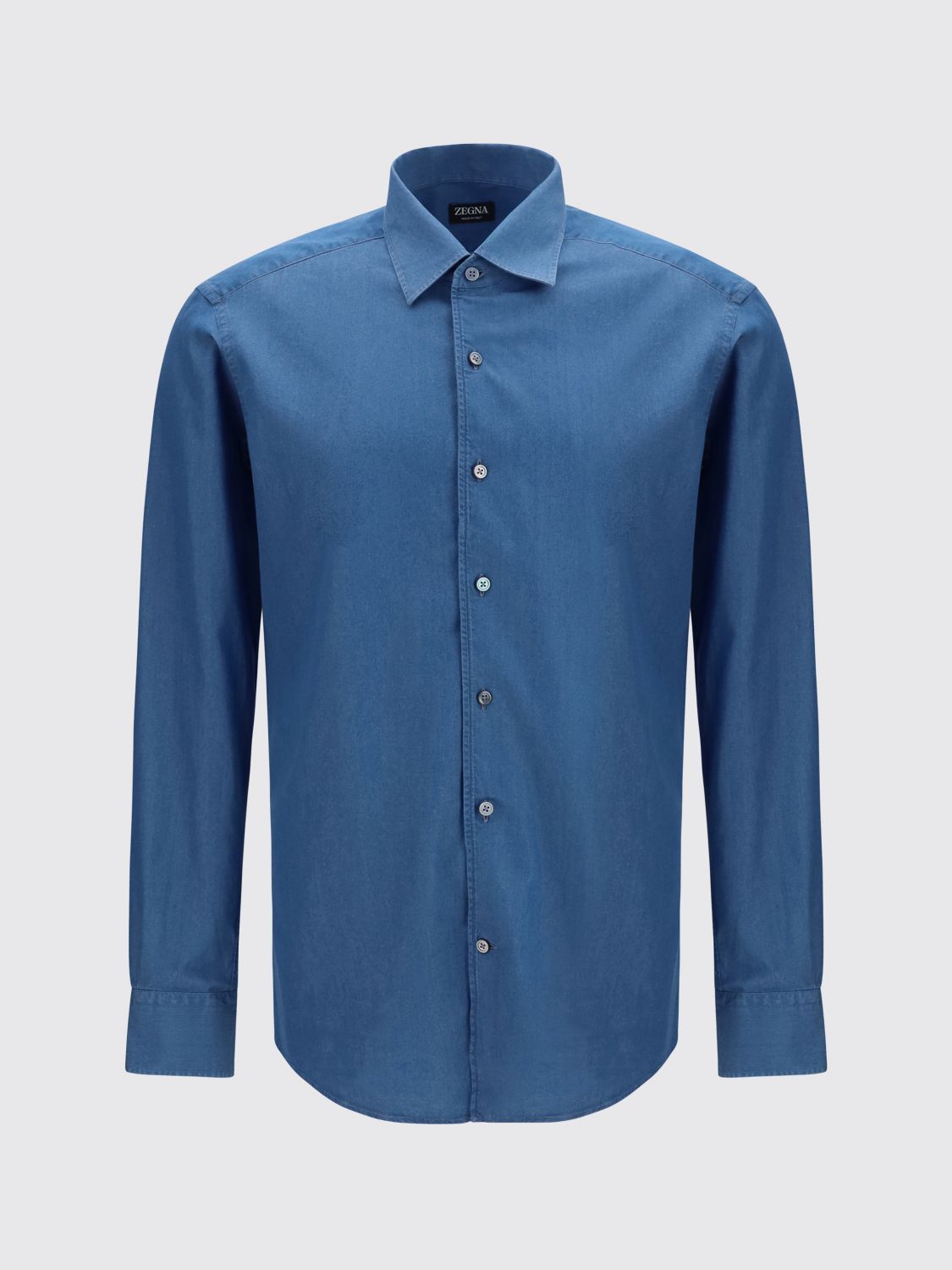 Zegna Shirt Men Grey