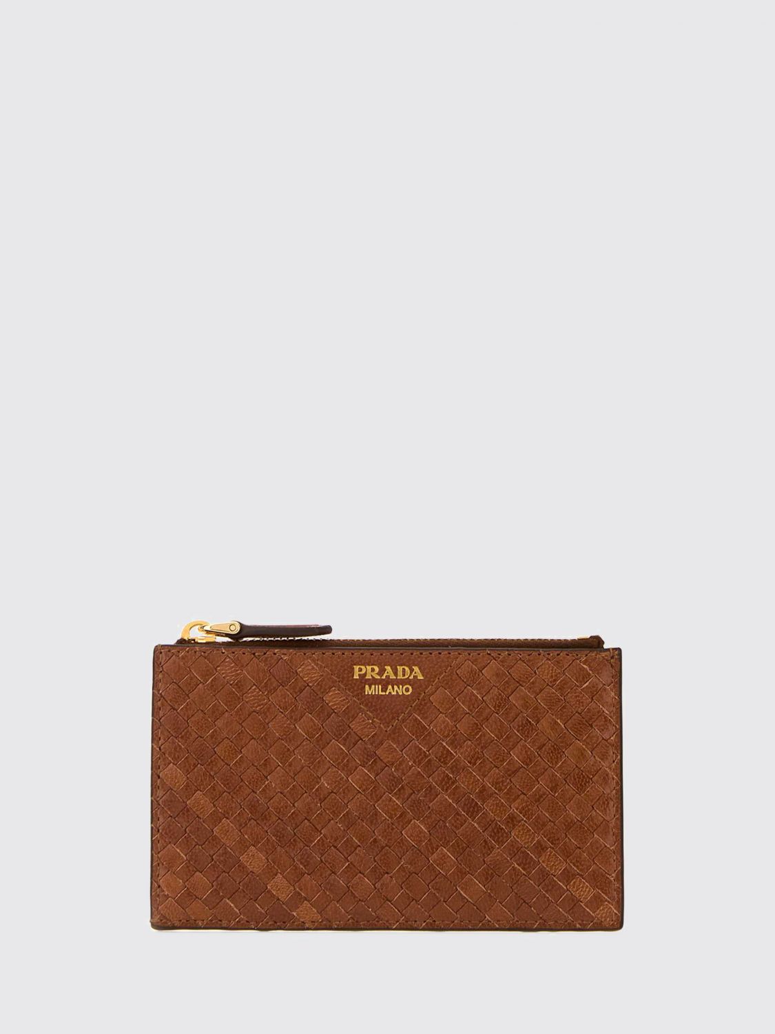 Prada Wallet Woman Brown