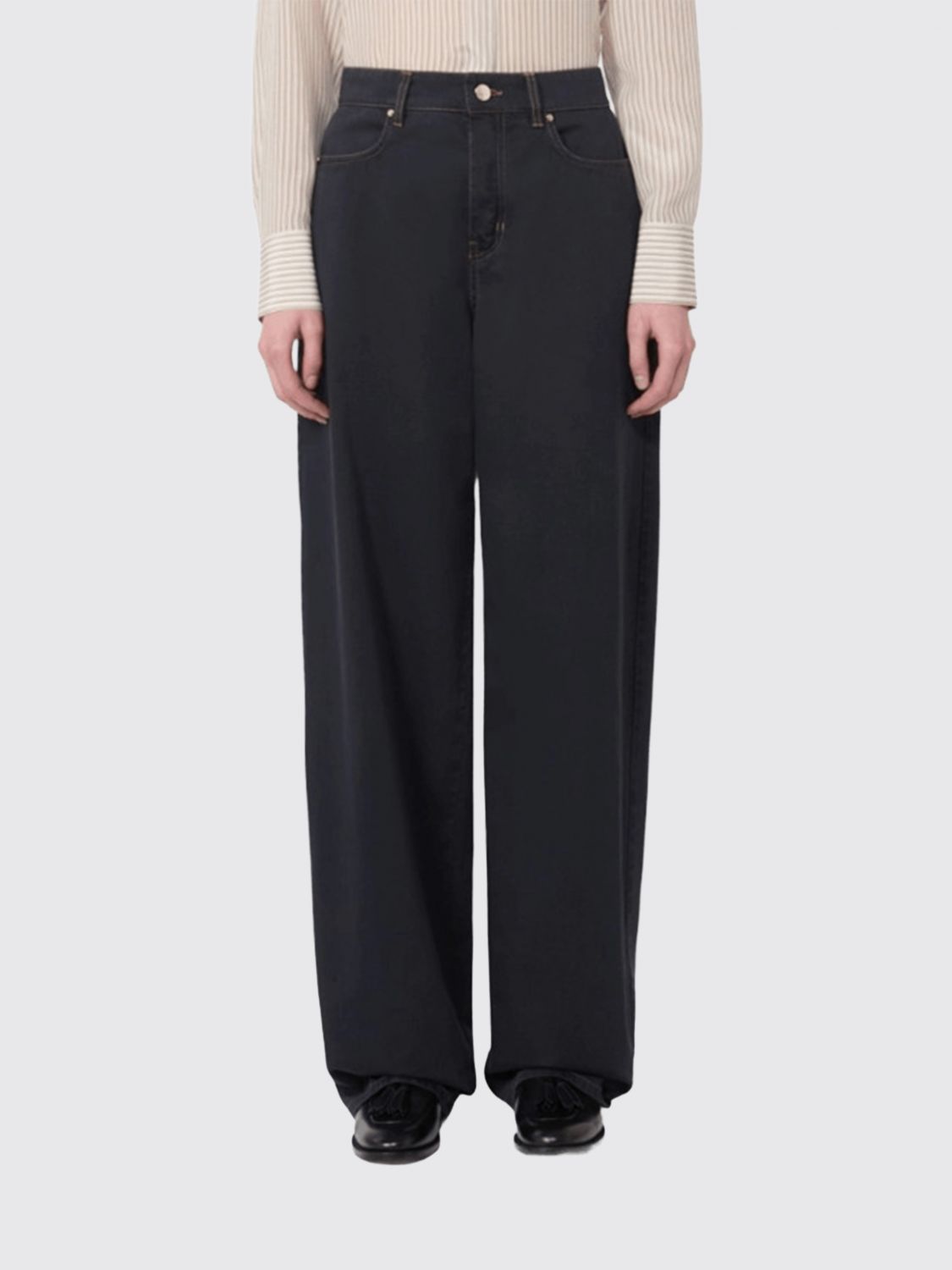 Max Mara Studio Jeans Woman Blue