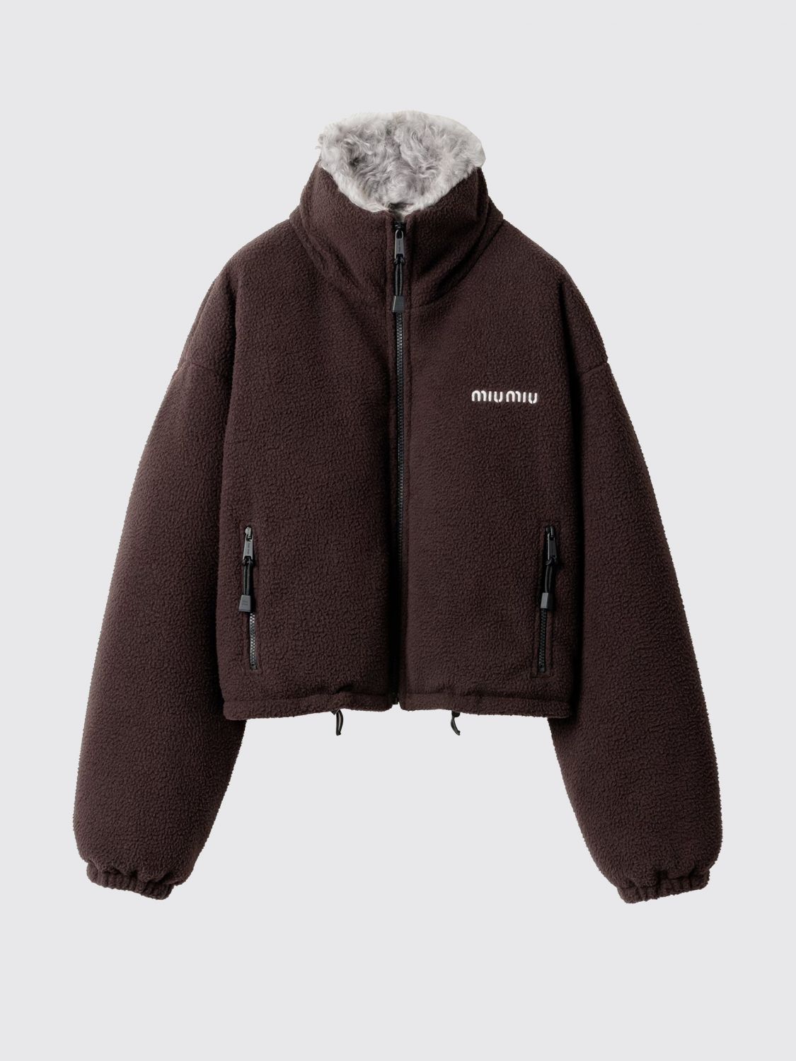 Miu Miu Jacket Woman Brown