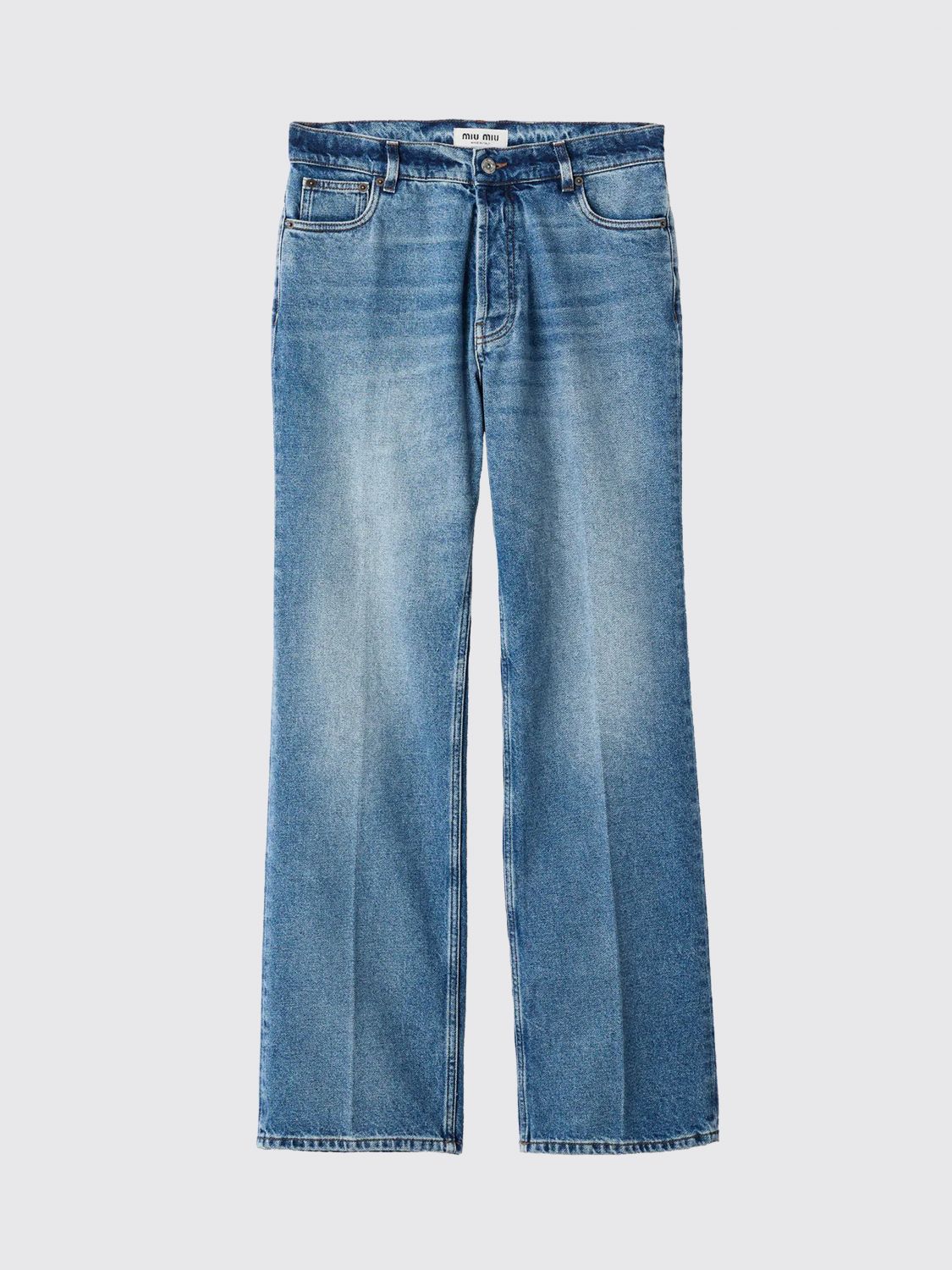 Miu Miu Jeans Woman Navy