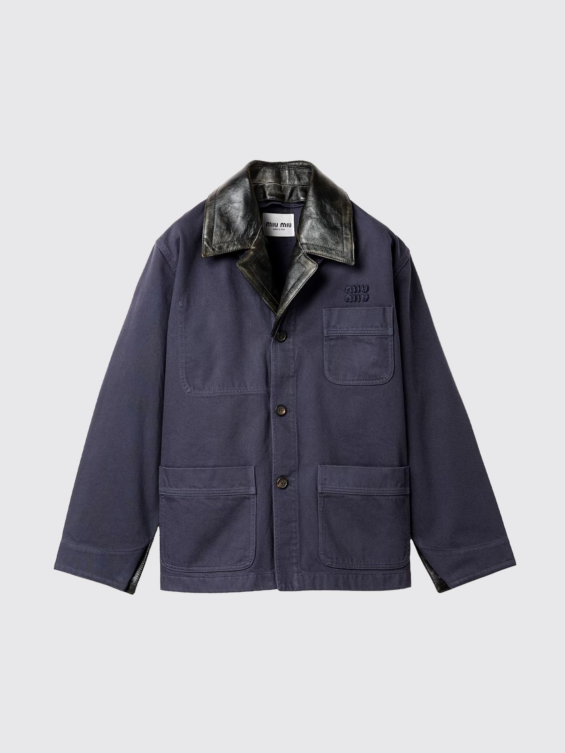 Miu Miu Jacket Woman Grey