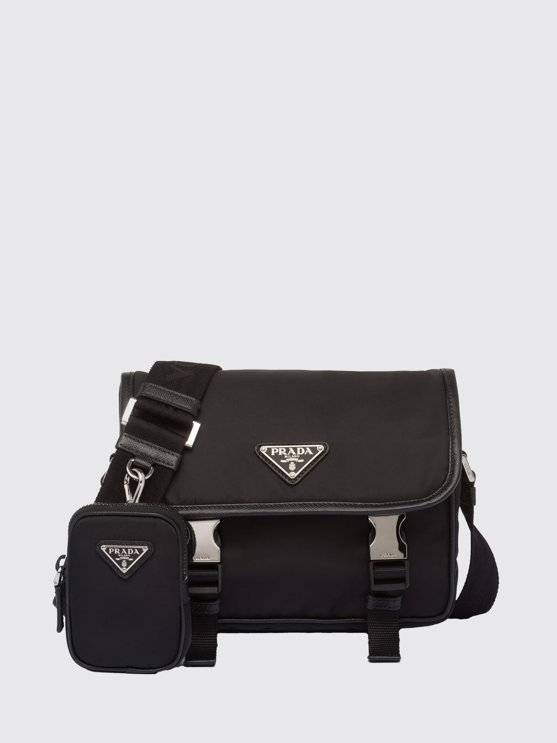 Prada Shoulder Bag Men Black