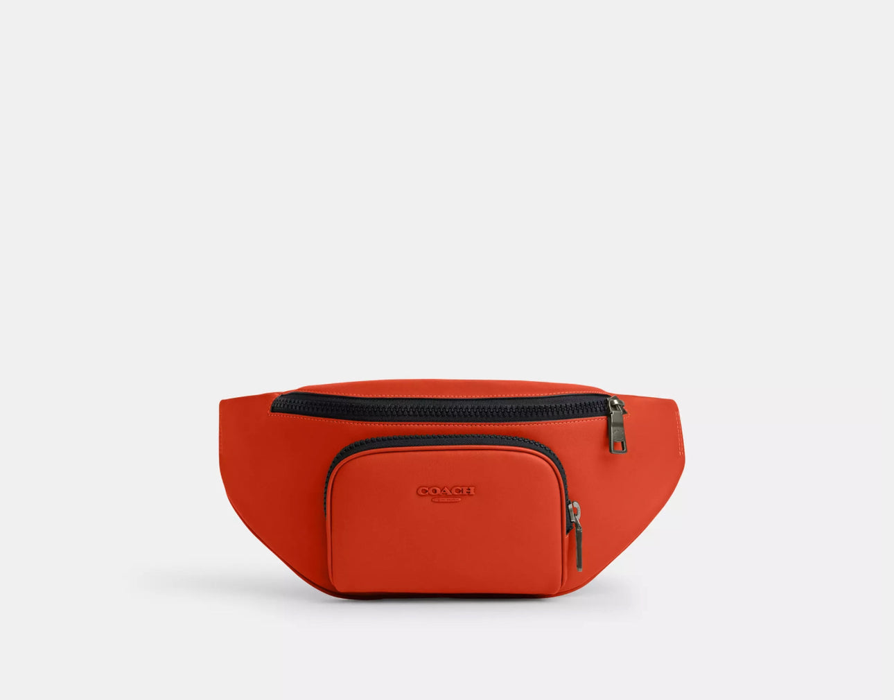 NWT Coach Men’s Racer Belt Bag Sling Bag In Smooth Leather