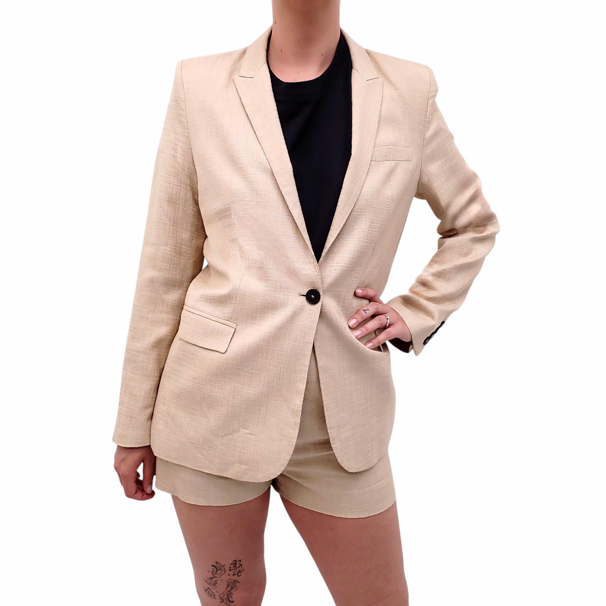 IRO 2-PIECE LINEN SHORT SET - SIZE S/M