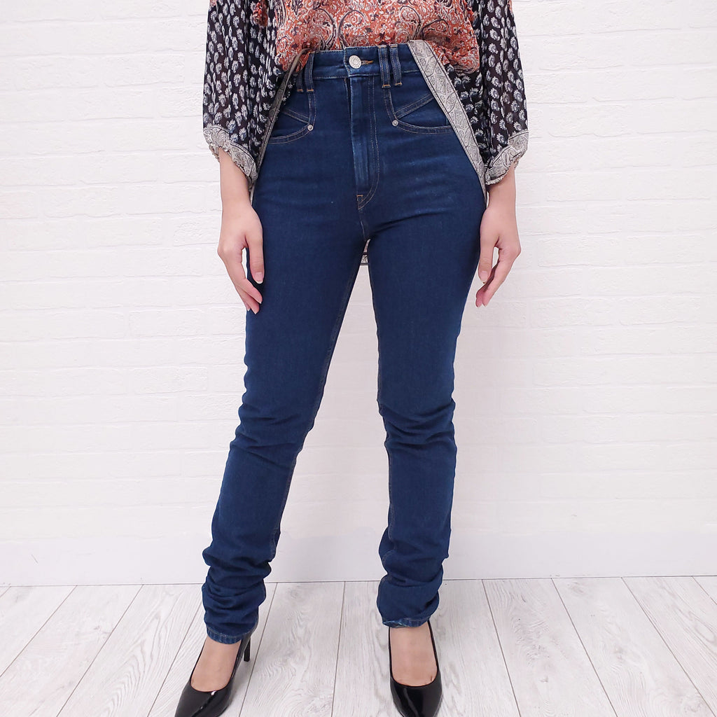 ISABEL MARANT BLACK LABEL DENIM JEANS - SIZE 36