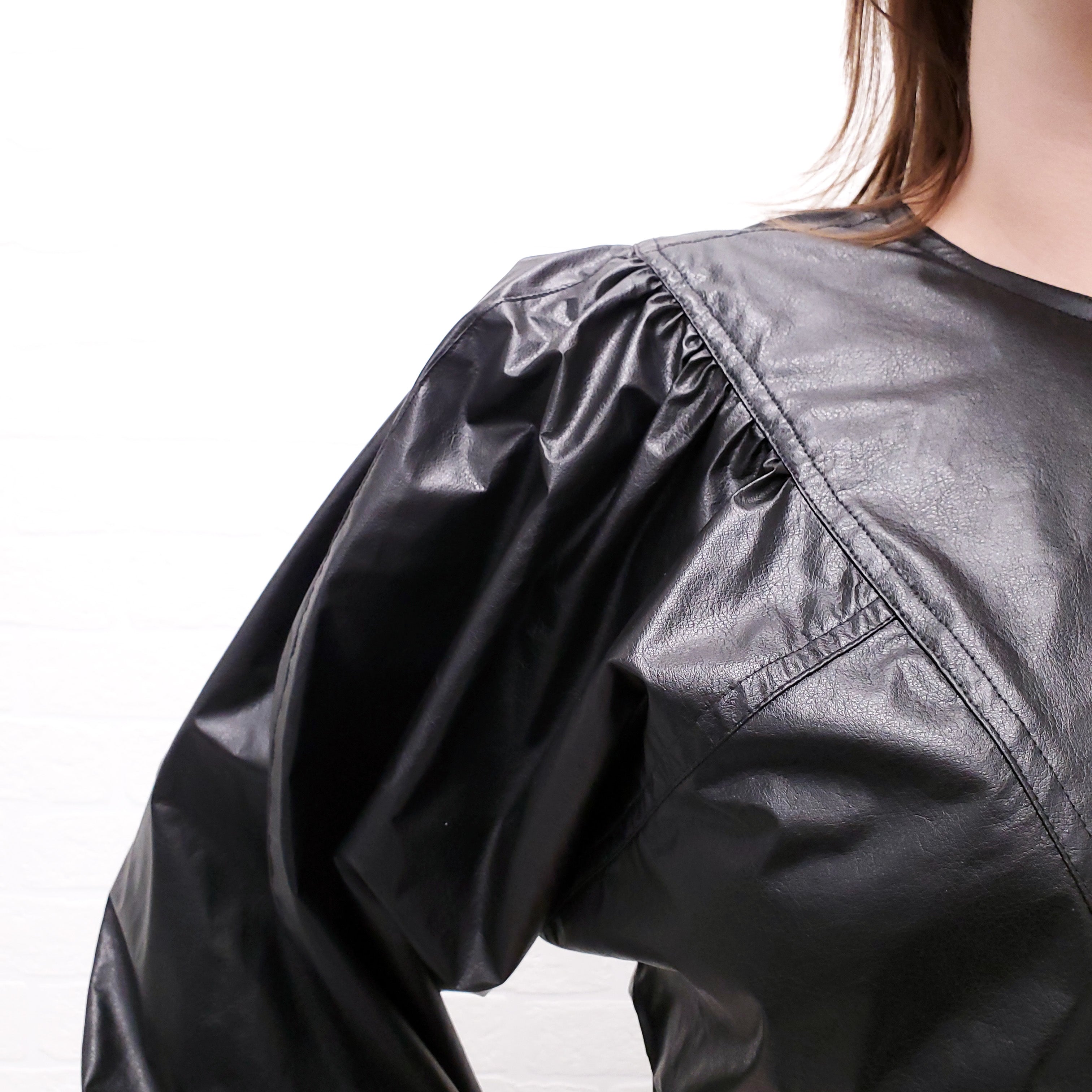 ISABEL MARANT BLACK LONG SLEEVE TOP - SIZE 38