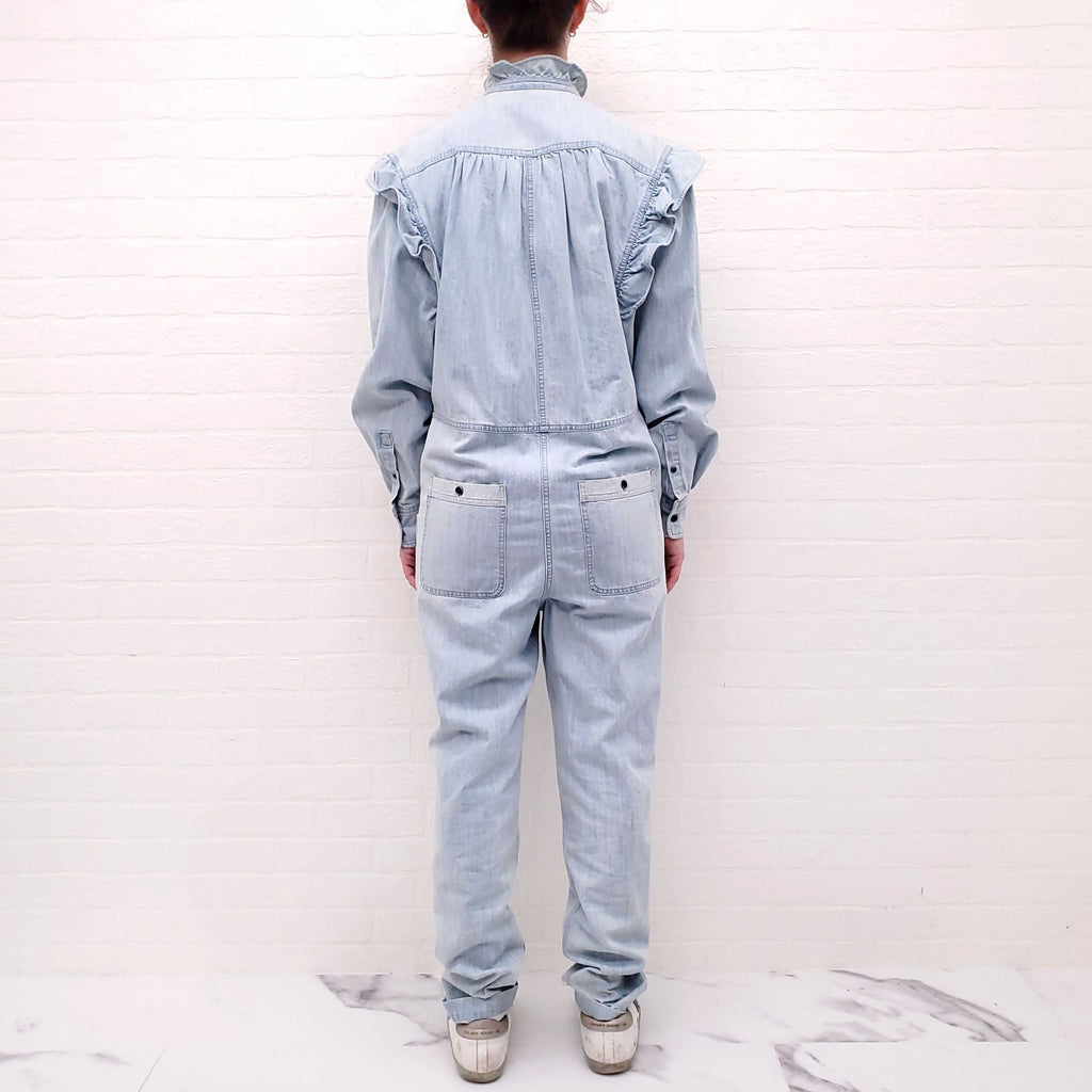 ISABEL MARANT ÉTOILE DENIM JUMPSUIT - SIZE 34