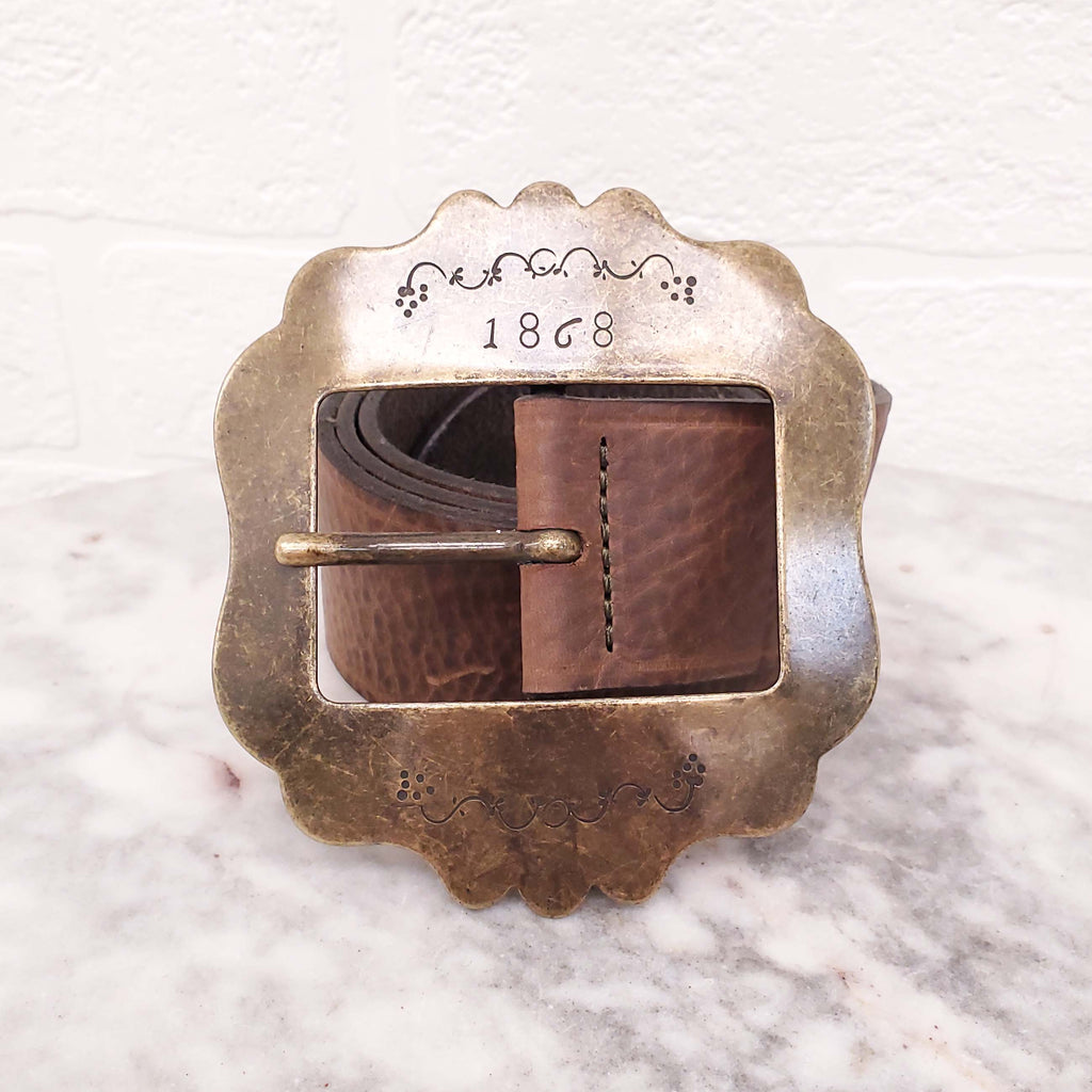 ISABEL MARANT LARGE BUCKLE BELT - SIZE 80