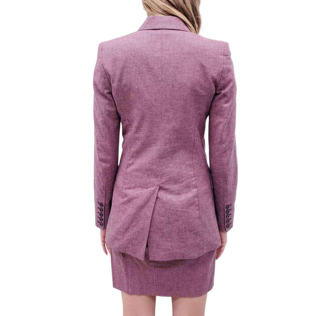 ISABEL MARANT PURPLE PLAID SKIRT SET - SIZE 36