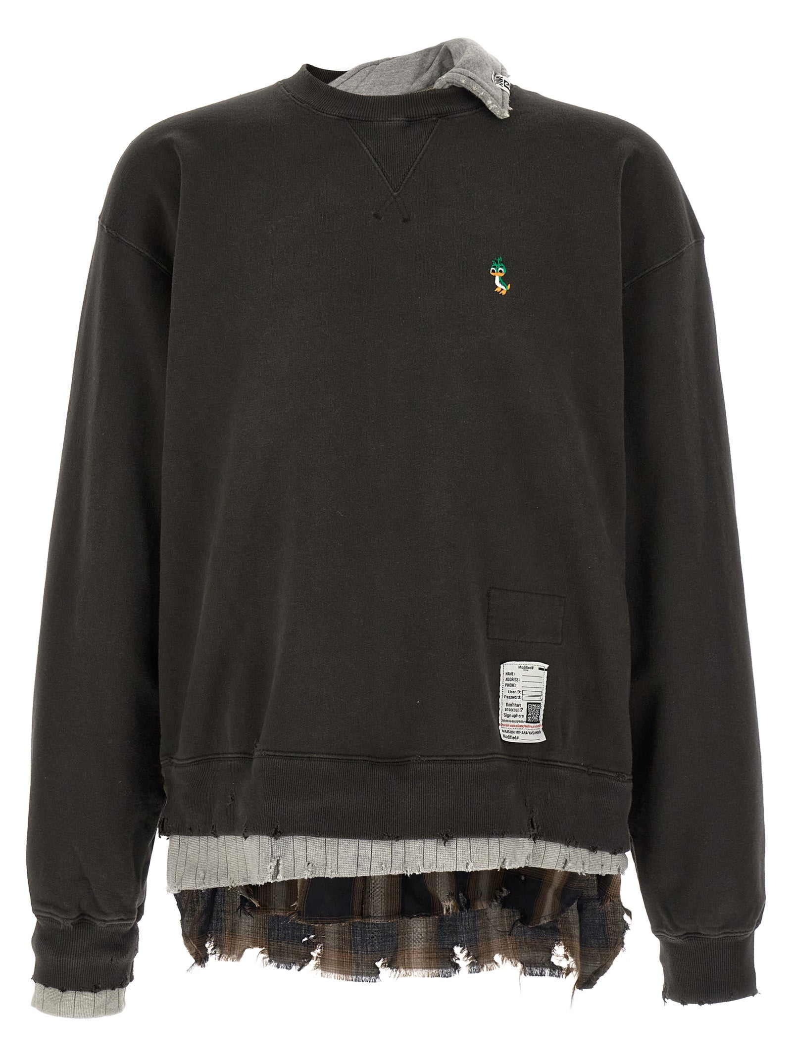 Maison Mihara Yasuhiro Men Three Layer Sweatshirt