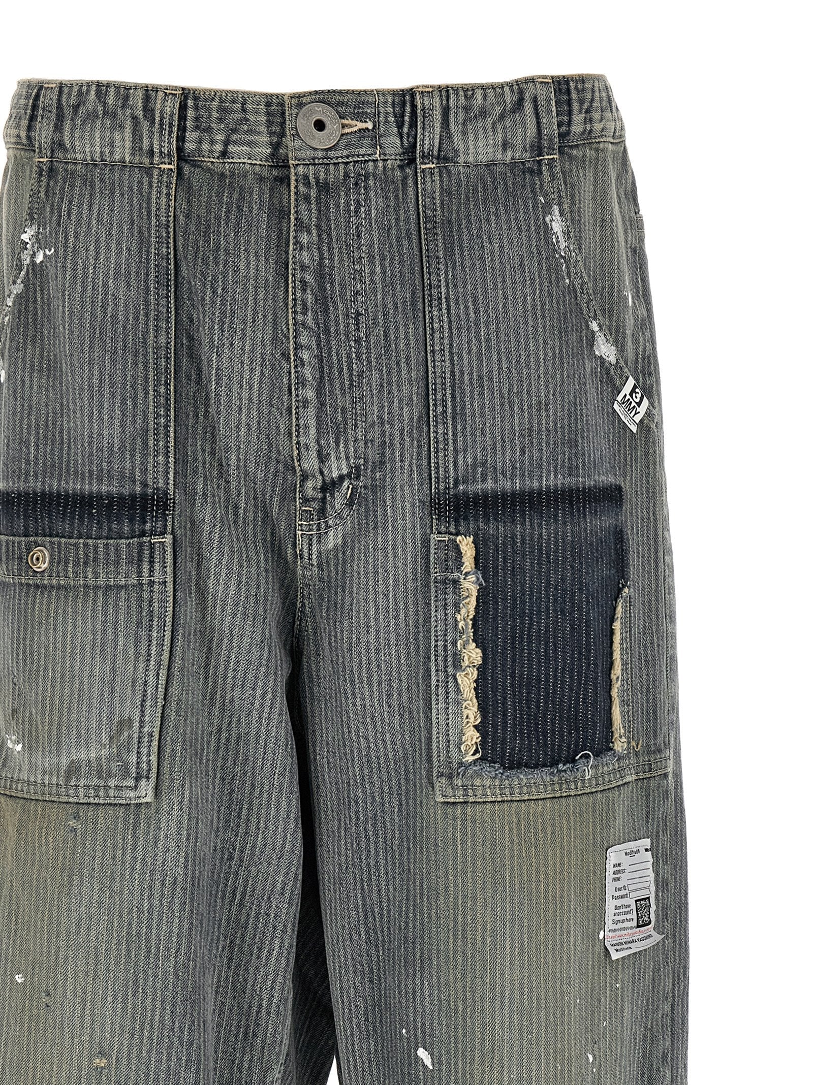 Maison Mihara Yasuhiro Men 'Bush Pants' Jeans