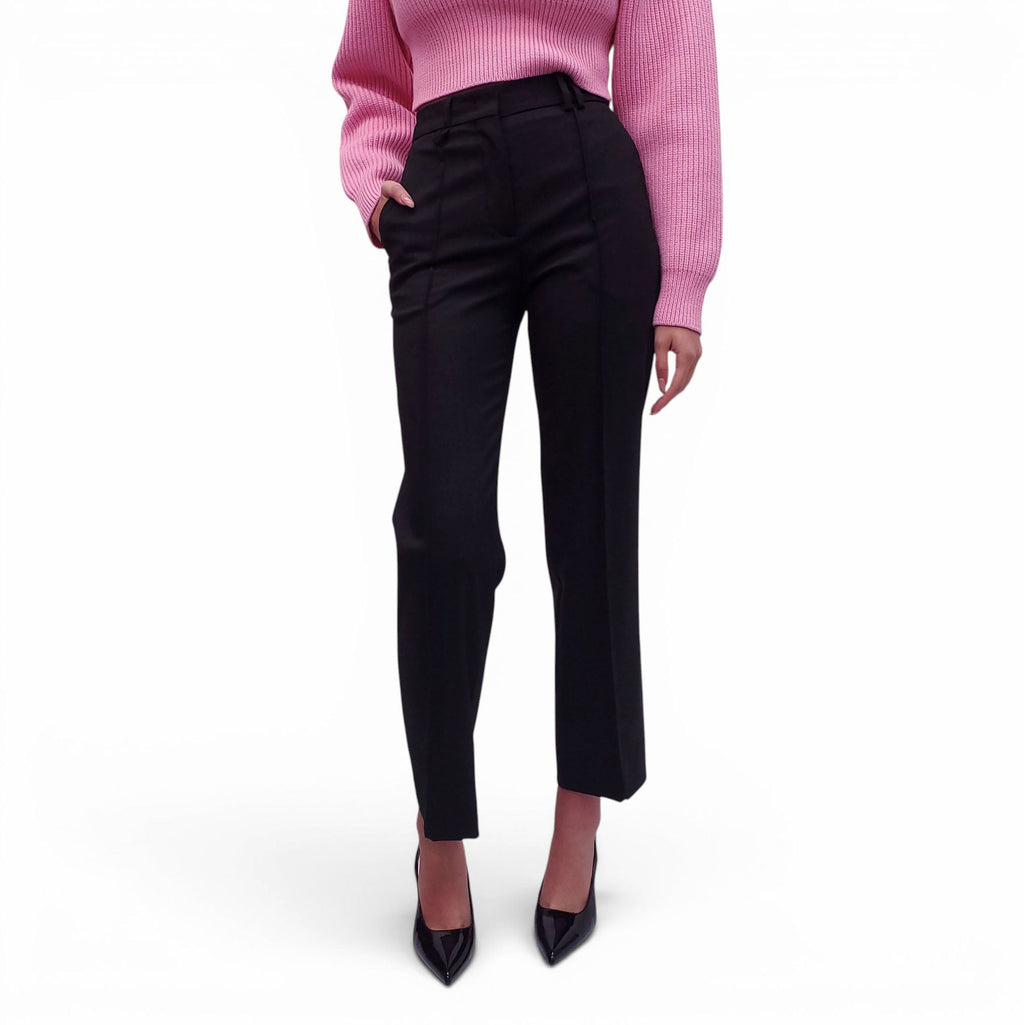 JACQUEMUS BLACK 'LE PAPIER' TROUSERS - SIZE 32
