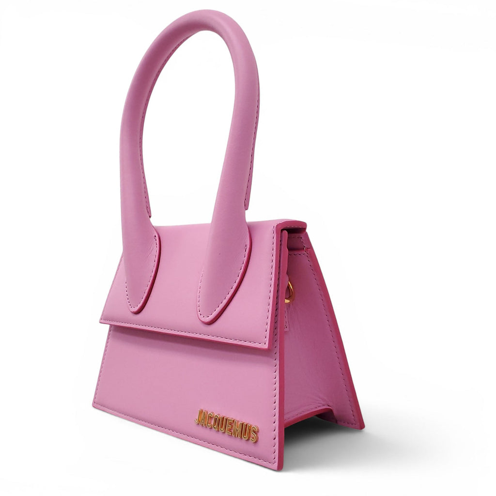 JACQUEMUS PINK TOP HANDLE BAG