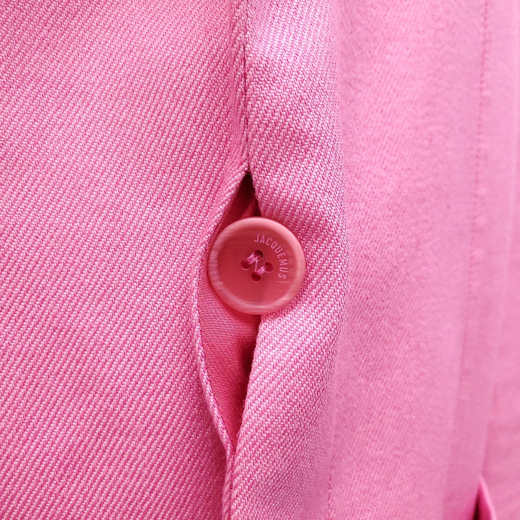 JACQUEMUS PINK 'LE SPLASH' JACKET - SIZE 42