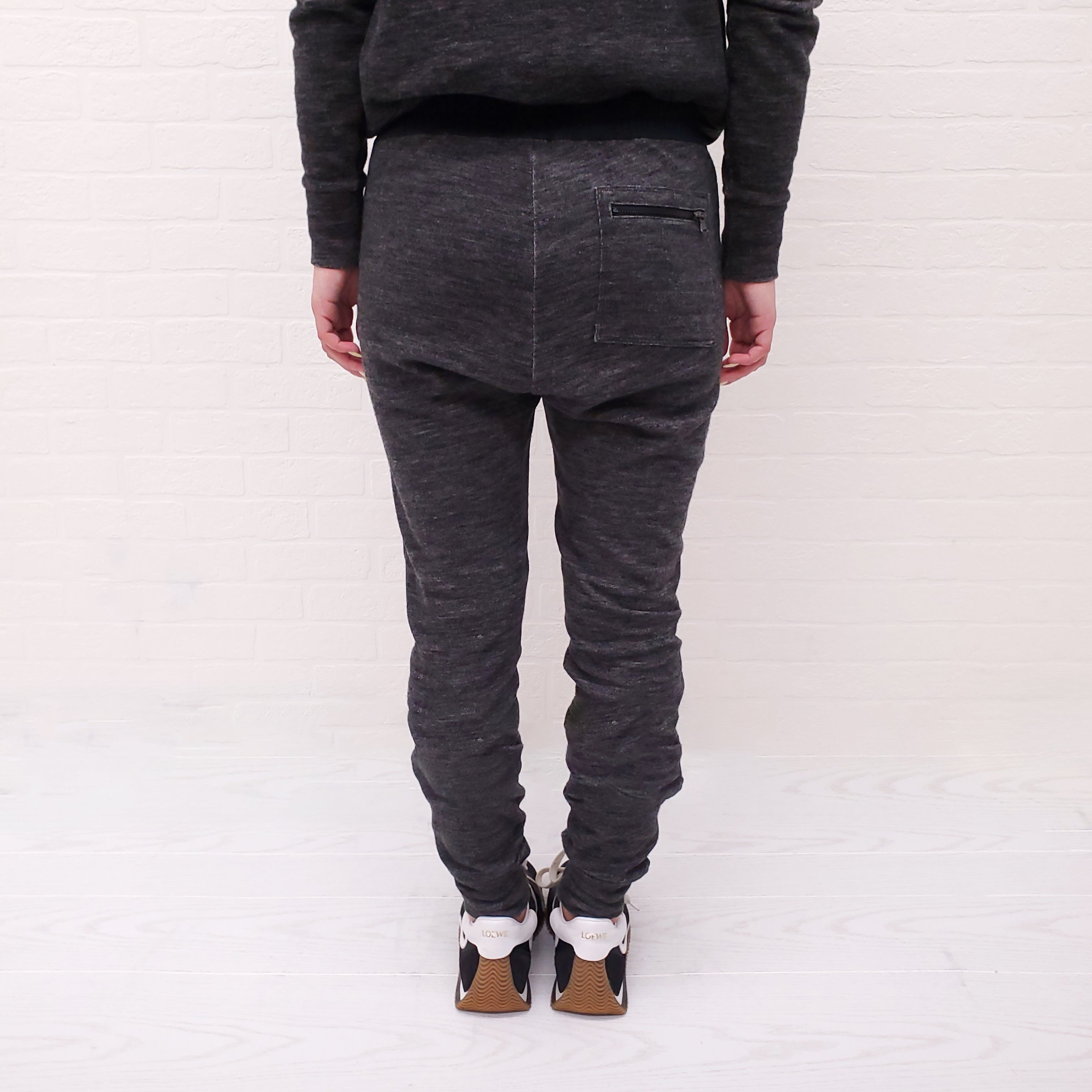 JAMES PERSE DARK GREY SWEATSHIRT SET - SIZE 0/XS