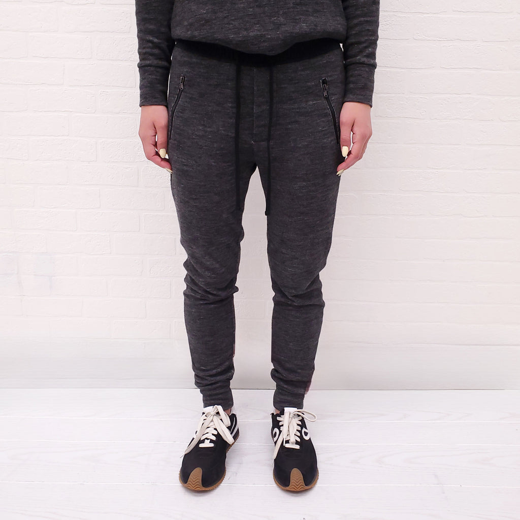 JAMES PERSE DARK GREY SWEATSHIRT SET - SIZE 0/XS