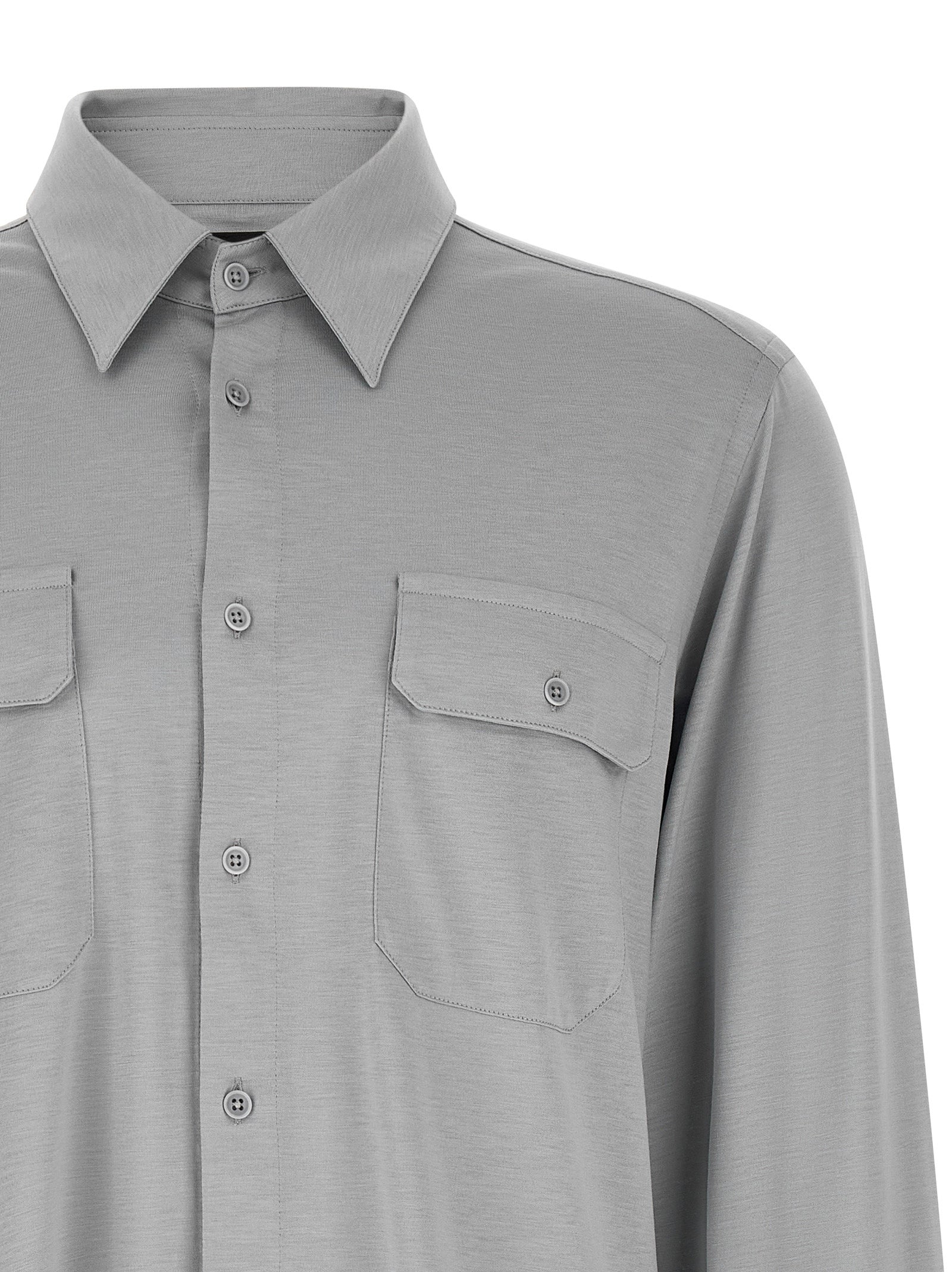 Tom Ford Men Military Shirt