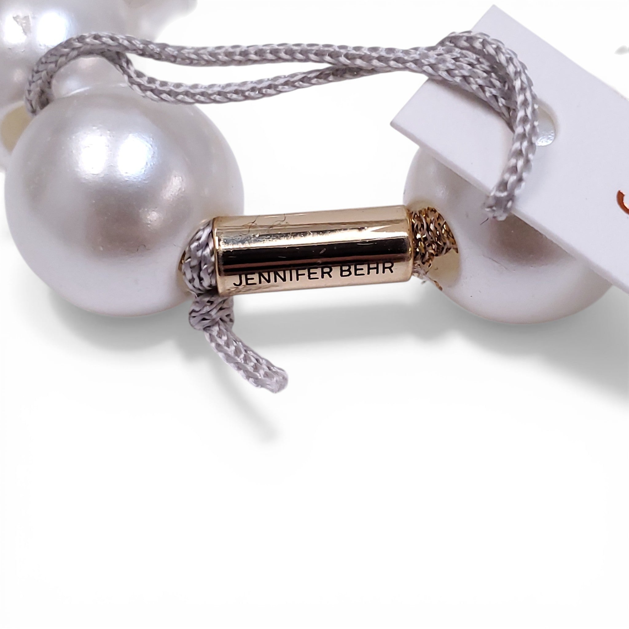 JENNIFER BEHR HENELEY FAUX PEARL PONYTAIL WRAP