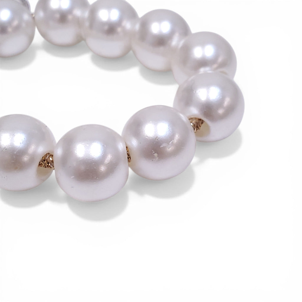 JENNIFER BEHR HENELEY FAUX PEARL PONYTAIL WRAP