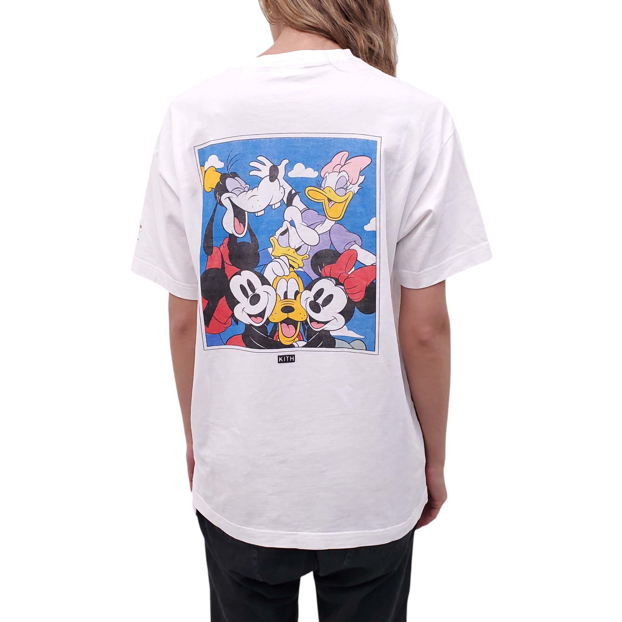 KITH x DISNEY WHITE GRAPHIC T-SHIRT - SIZE S