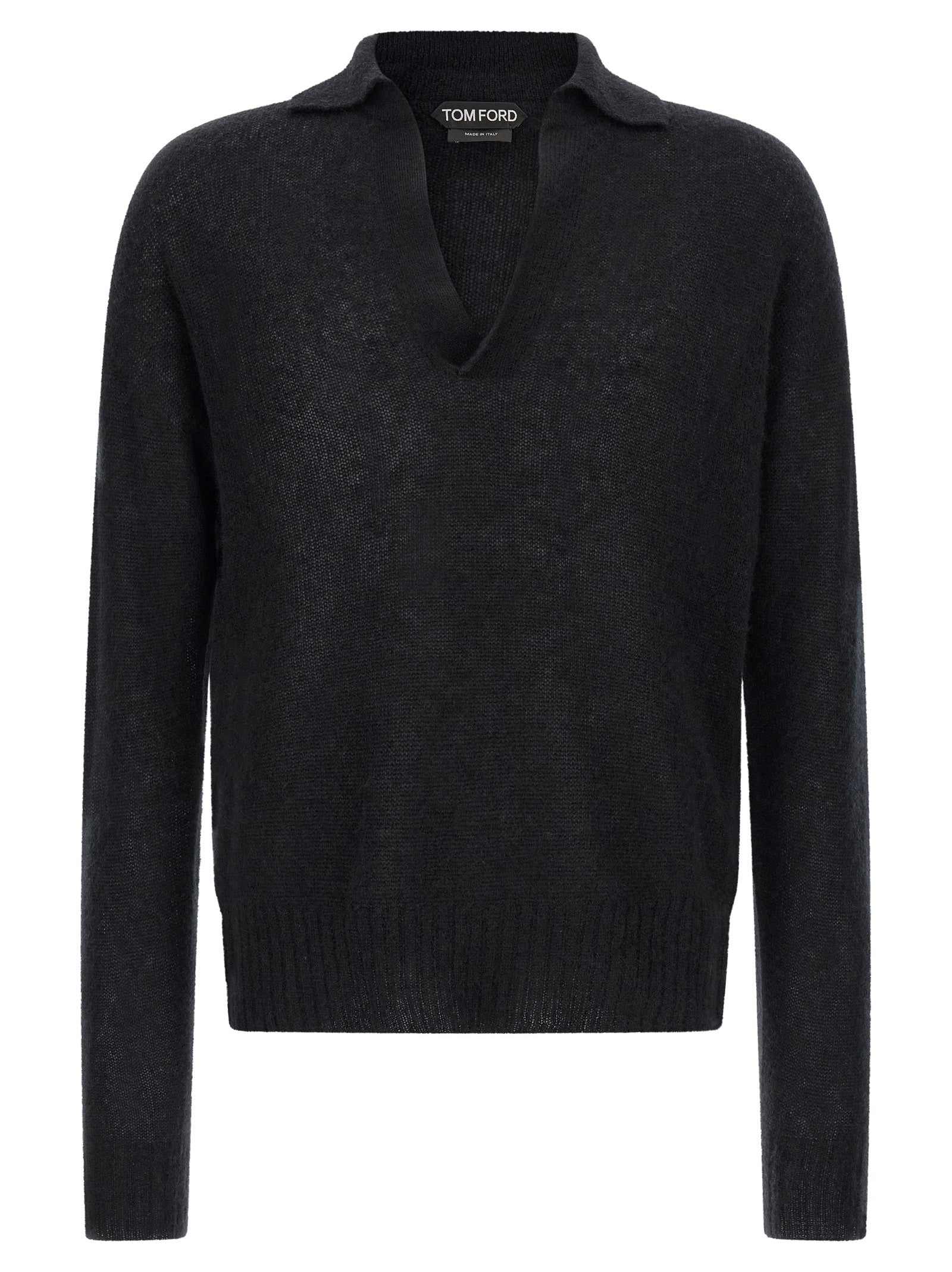 Tom Ford Men Cashmere And Silk Polo Shirt
