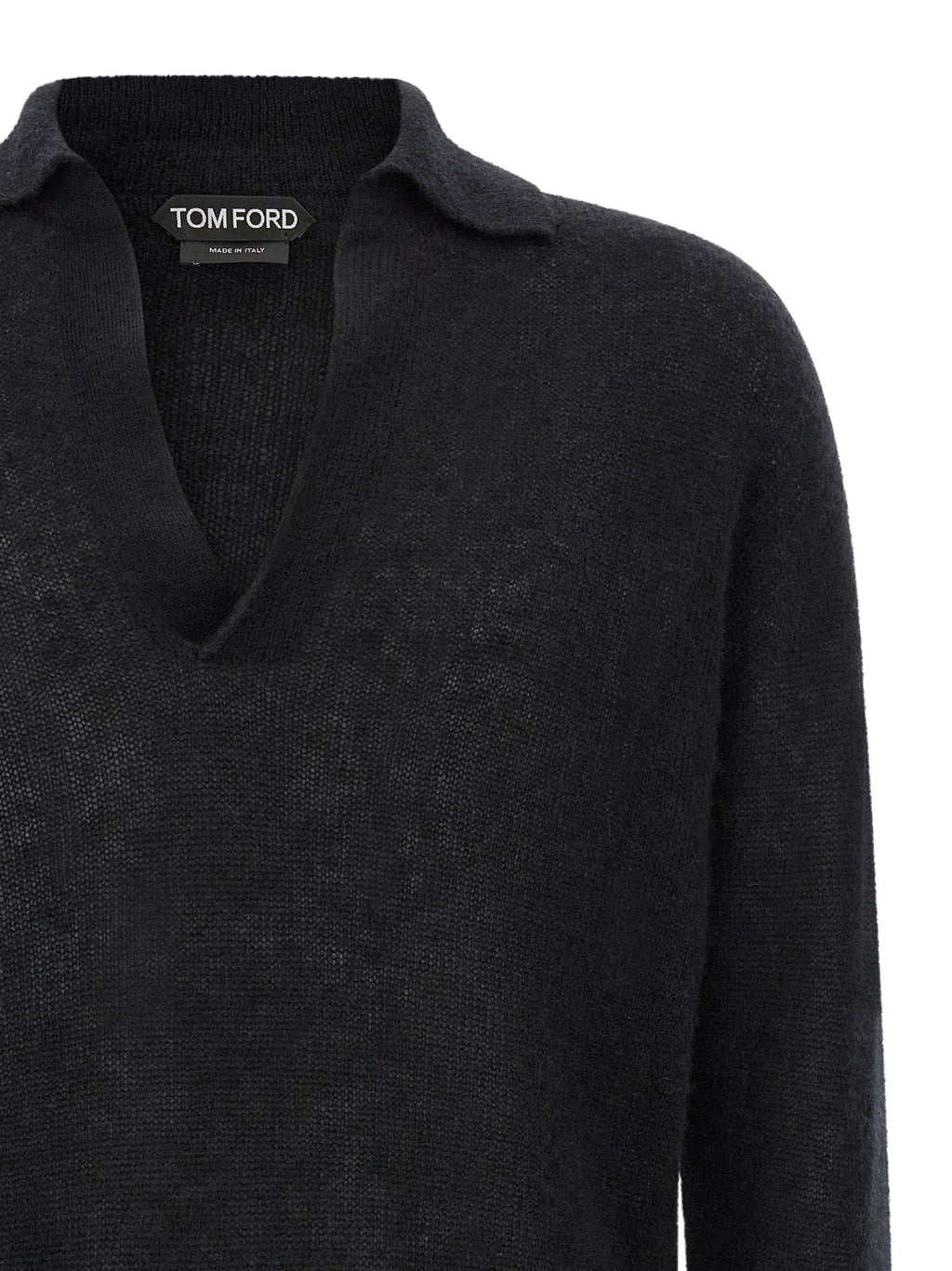 Tom Ford Men Cashmere And Silk Polo Shirt