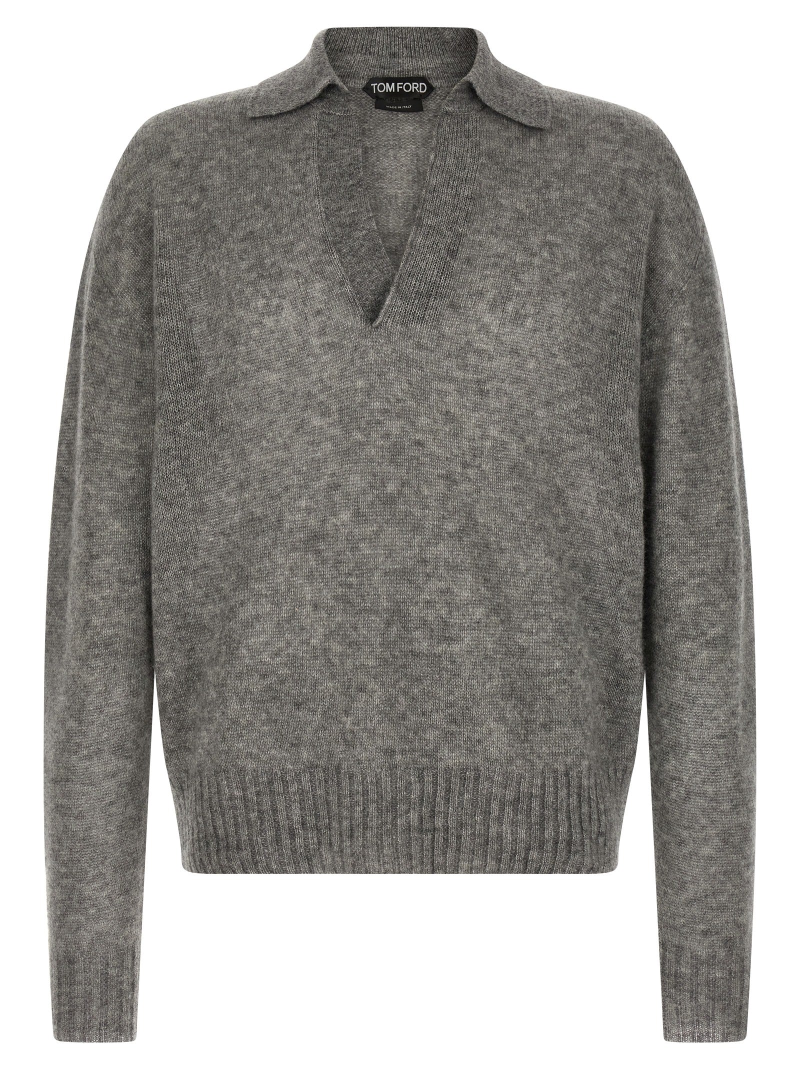 Tom Ford Men Cashmere And Silk Polo Shirt