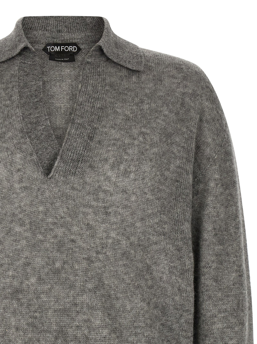 Tom Ford Men Cashmere And Silk Polo Shirt