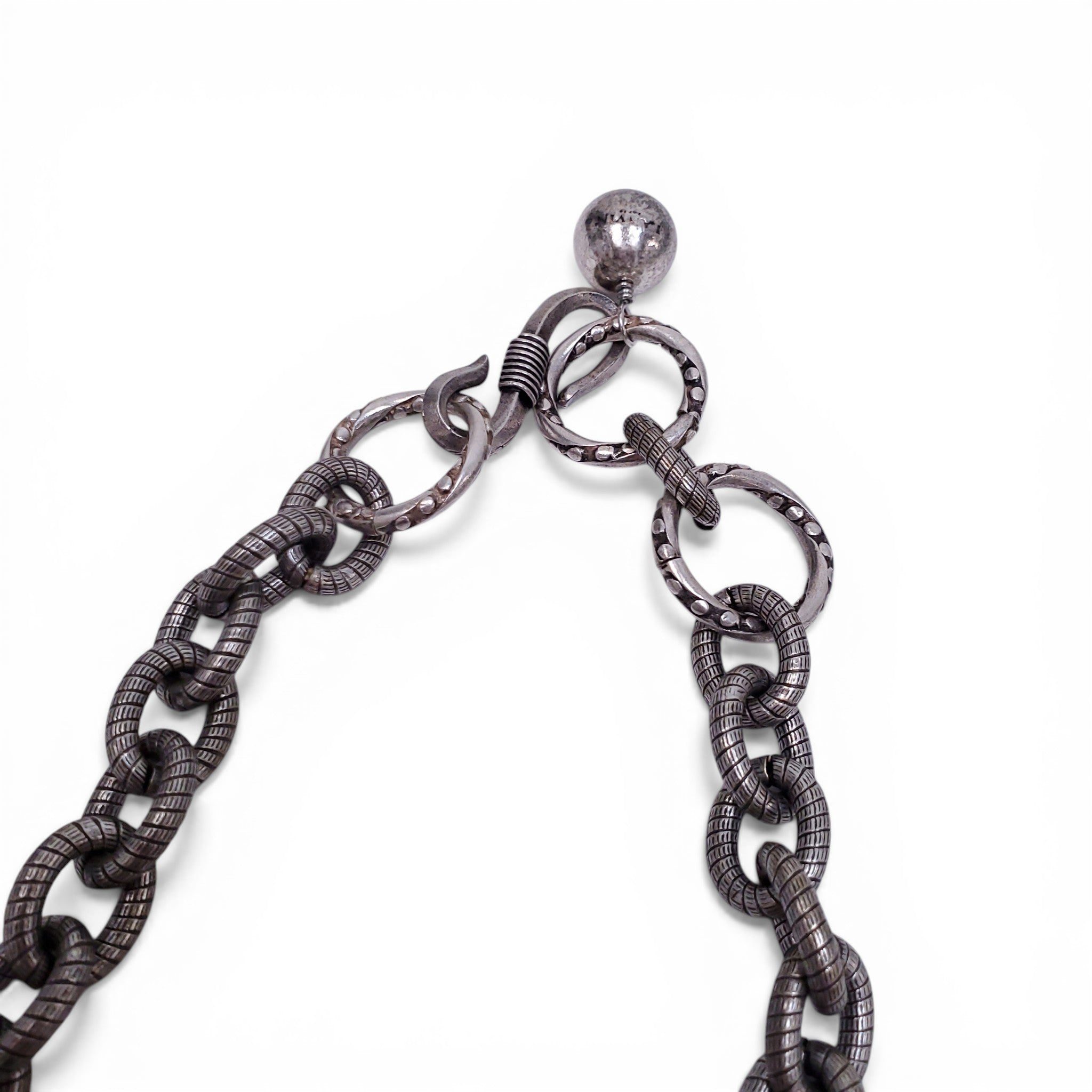 LANVIN CRYSTAL CHAIN NECKLACE