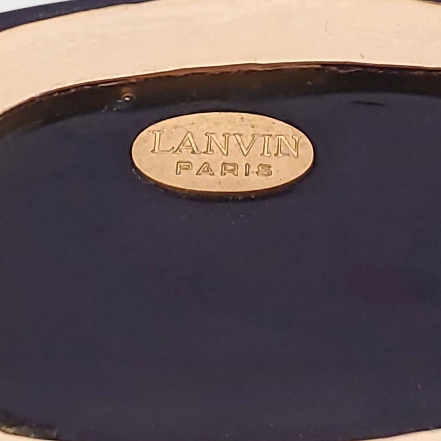 LANVIN VINTAGE GOLD AND BLUE NECKLACE