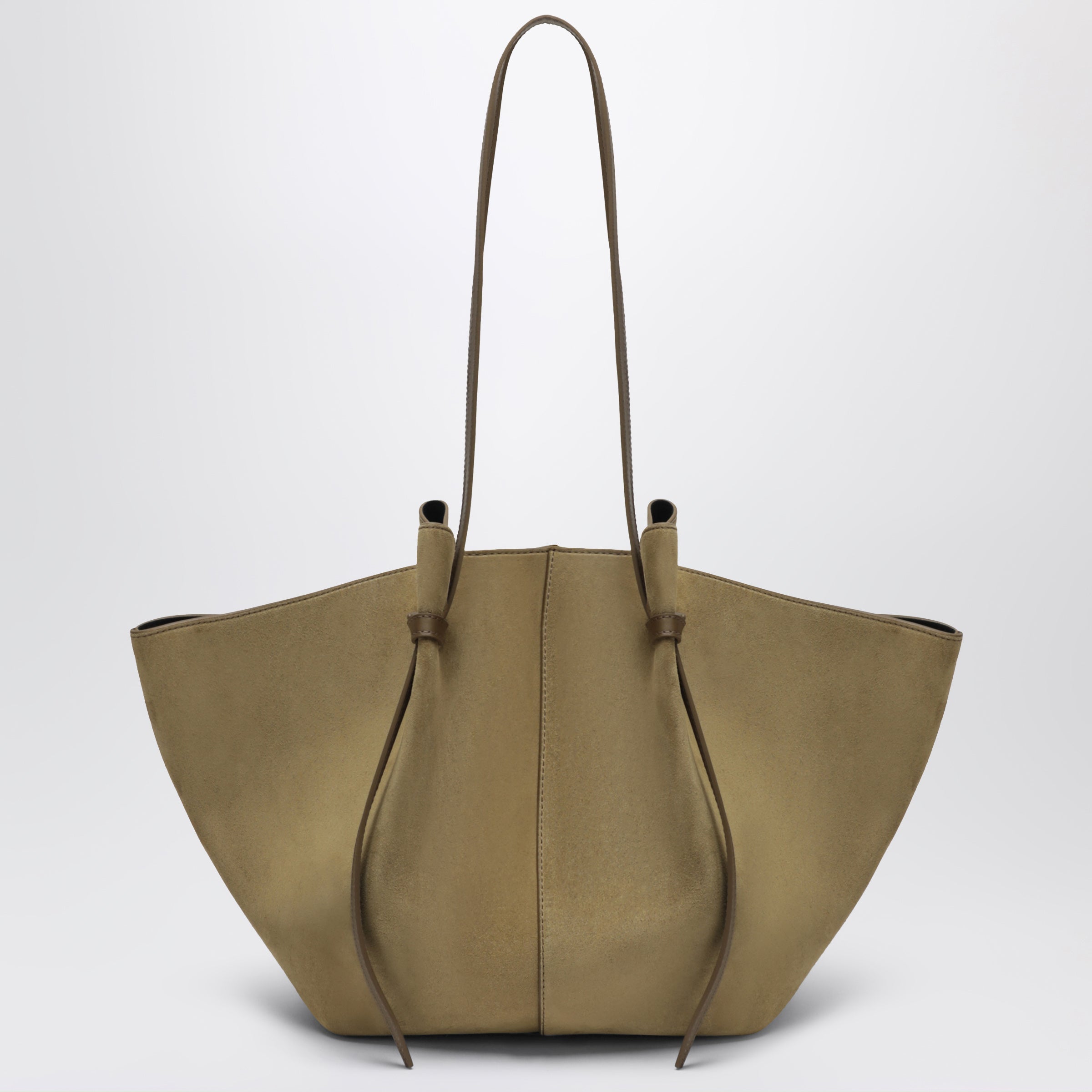 Yuzefi Large Mochi Bag In Fennel Suede Leather Women