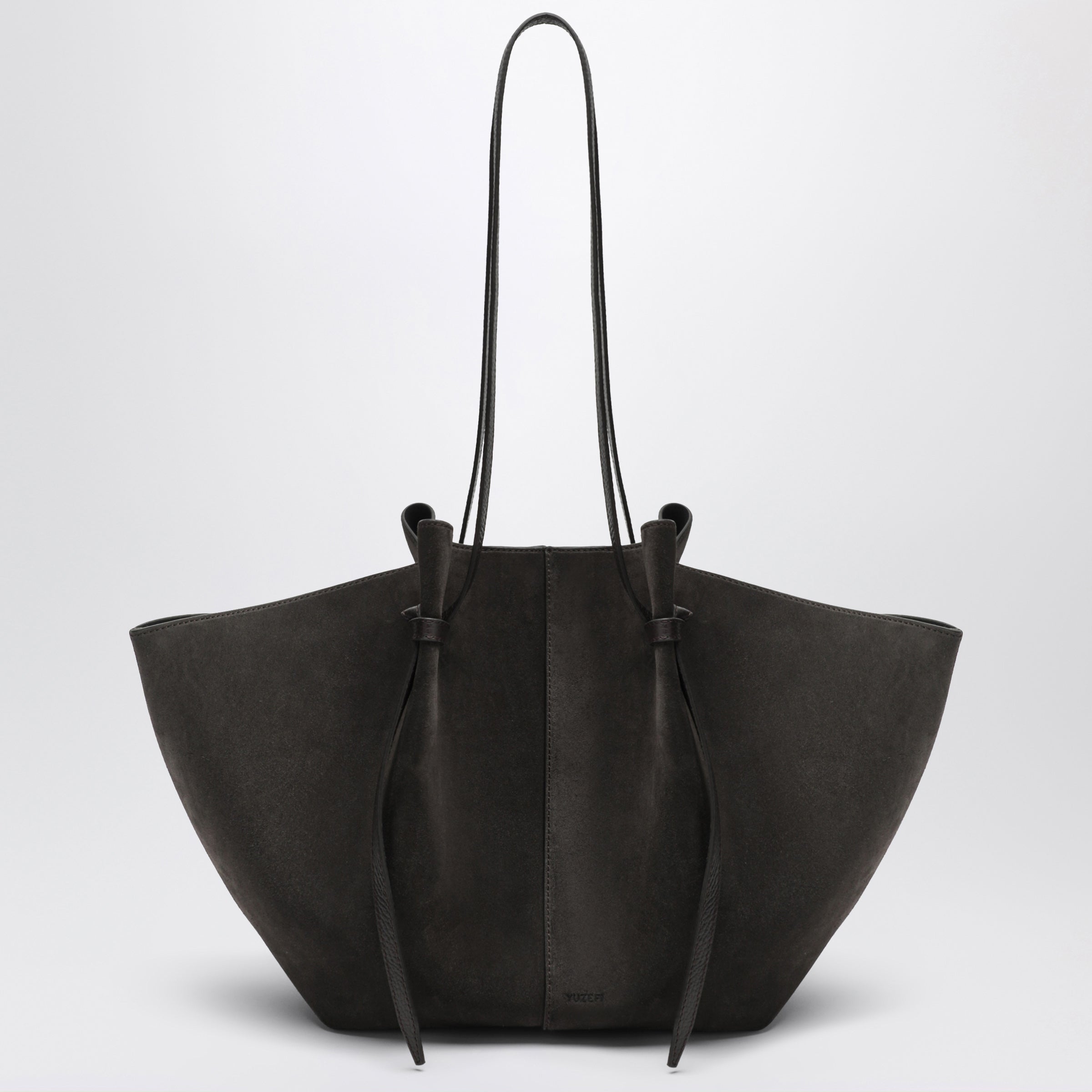 Yuzefi Large Mochi Bag In Ganache Suede Leather Women