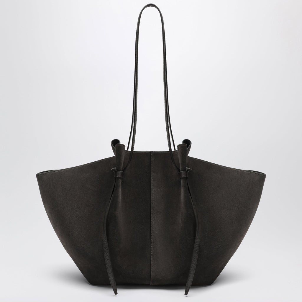 Yuzefi Large Mochi Bag In Ganache Suede Leather Women