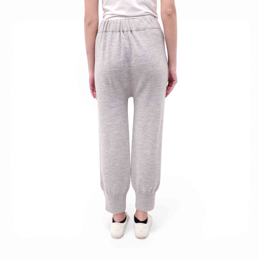 LAUREN MANOOGIAN GREY ALPACA MERINO WOOL PANTS - SIZE 1/S