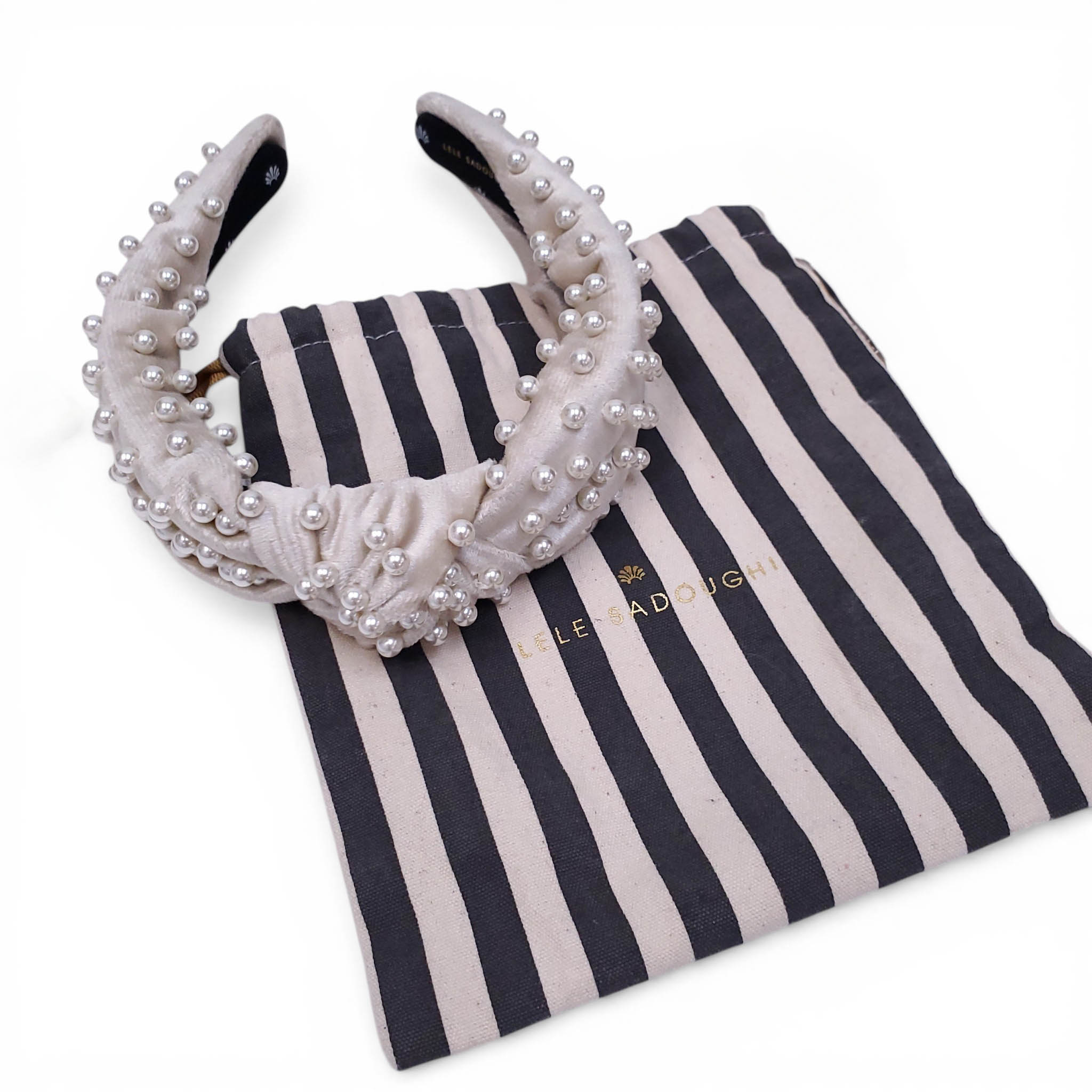 LELE SADOUGHI PEARL HEADBAND