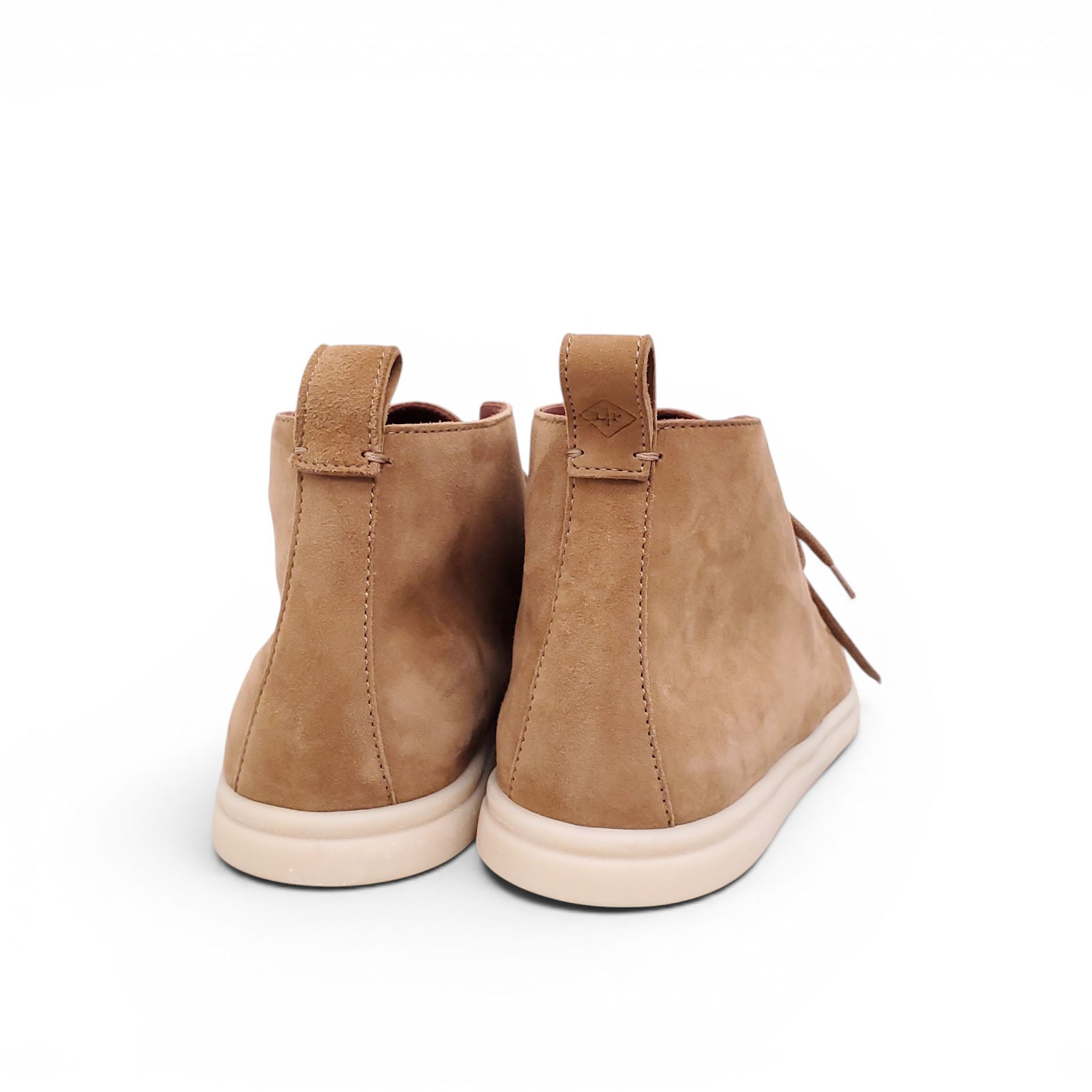 LORO PIANA CAMEL SUEDE BOOTIES - SIZE 37