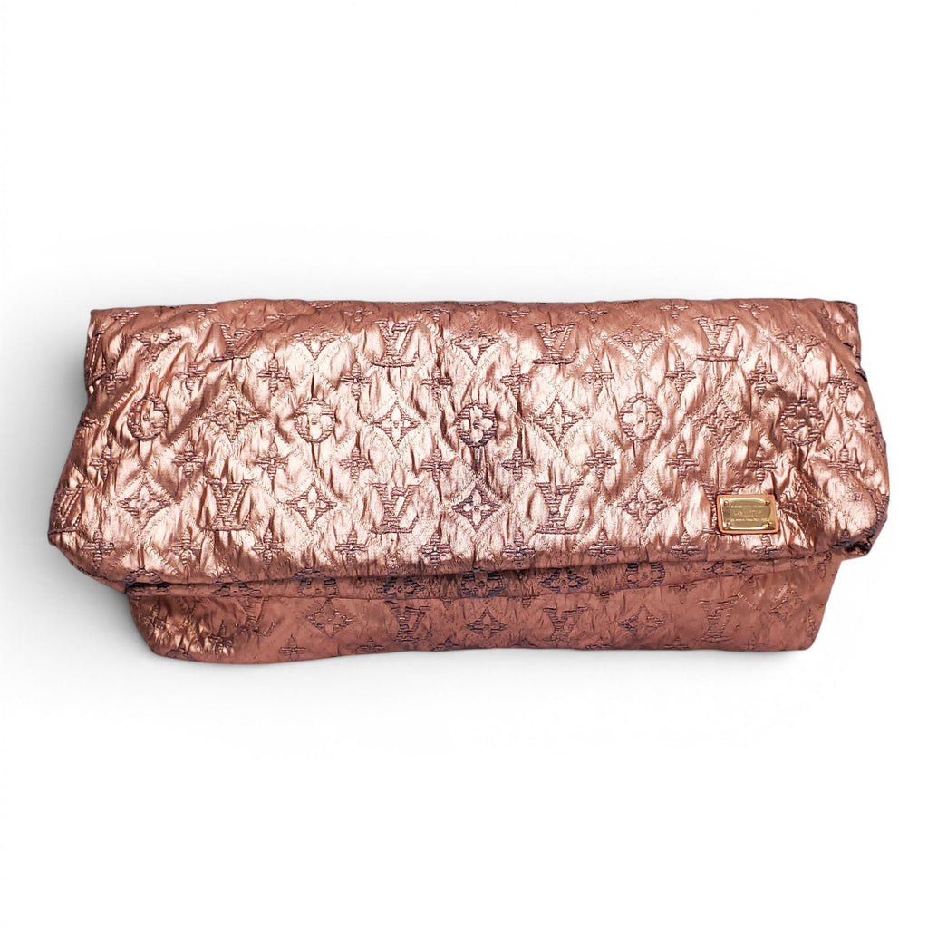 LOUIS VUITTON METALLIC LIMELIGHT MM CLUTCH