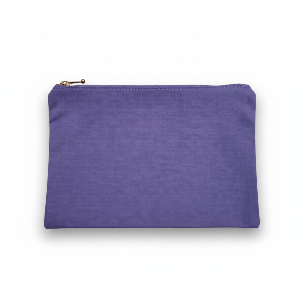 LOUIS VUITTON NAVY AND PURPLE CABAS IPANEMA GM WITH POUCH