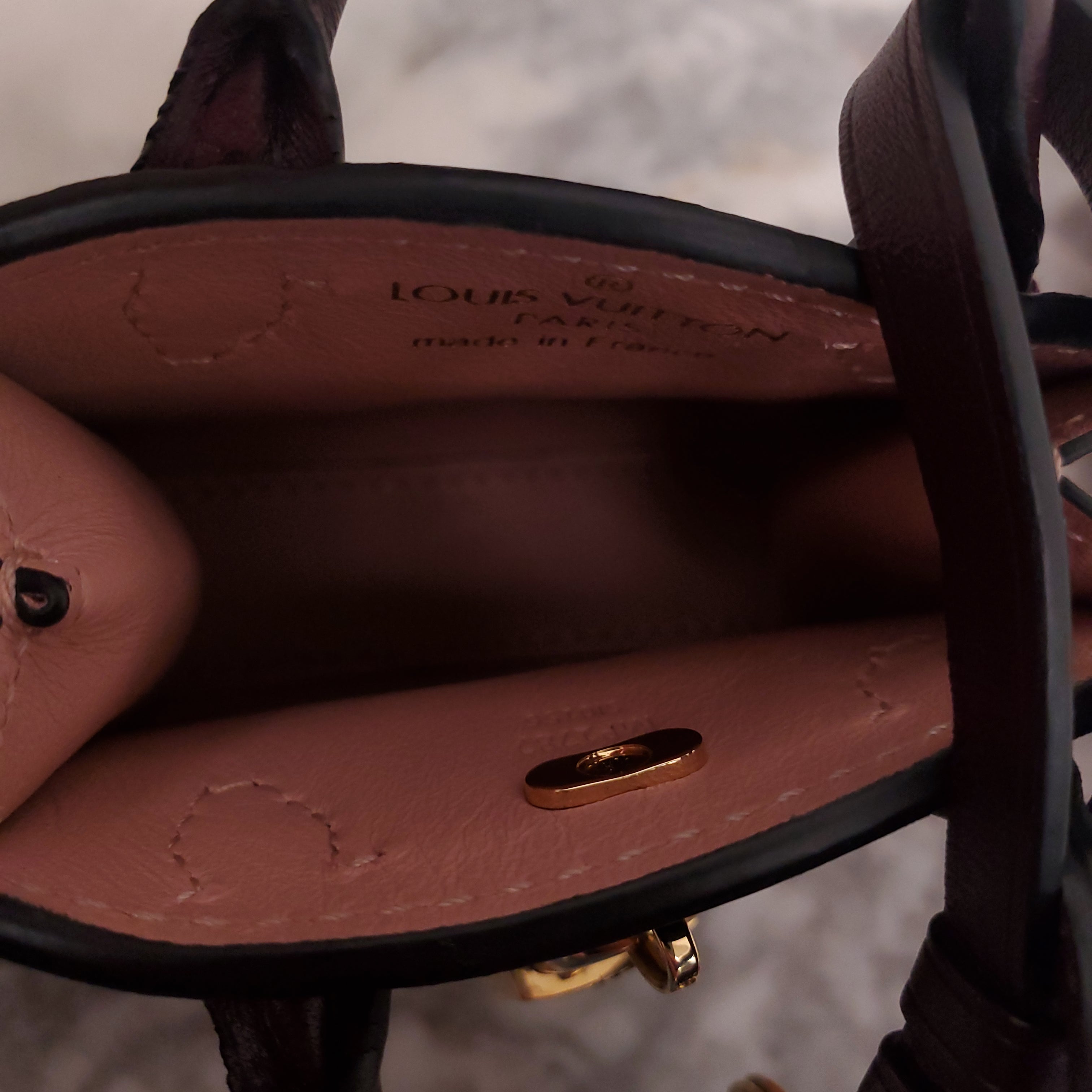 LOUIS VUITTON PINK PURSE BAG CHARM