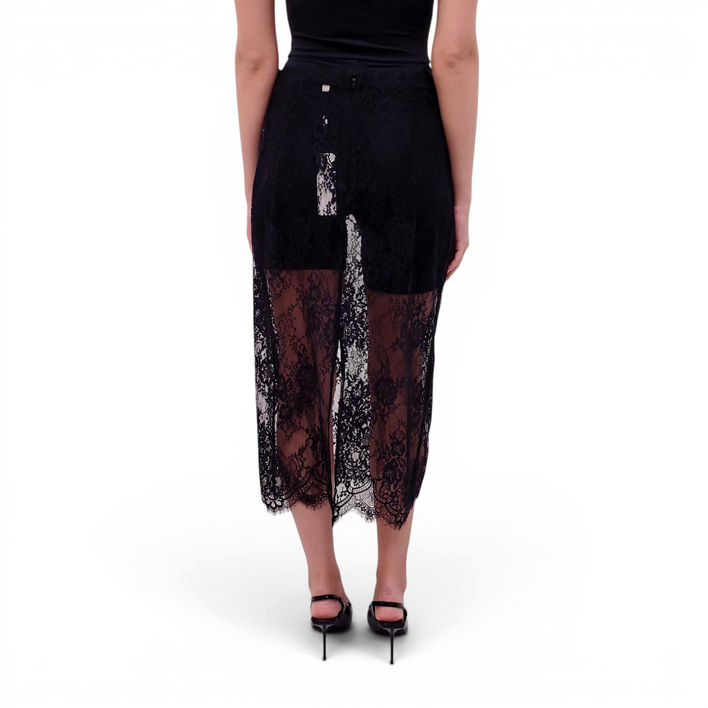 L’AGENCE BLACK LACE SKIRT - SIZE 12