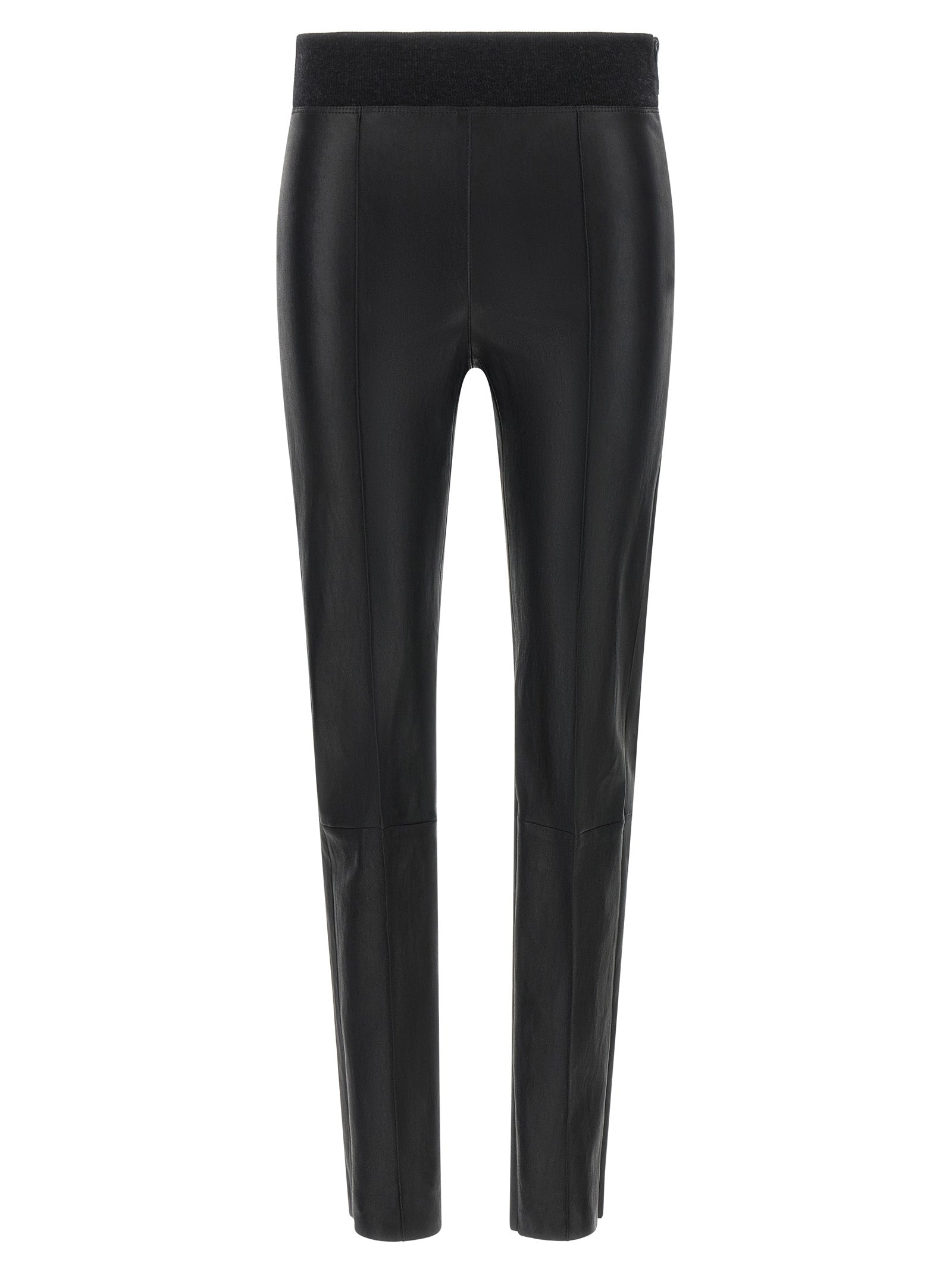 Brunello Cucinelli Women Stretch Nappa Leather Leggings