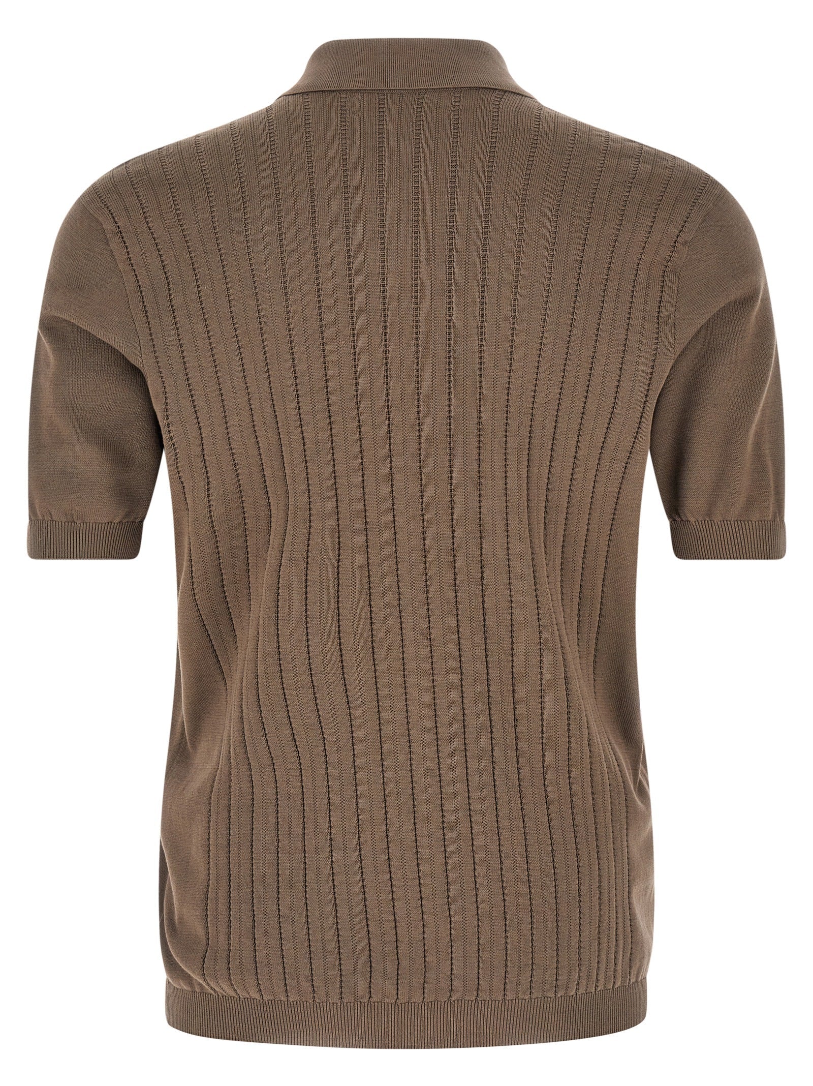 Brunello Cucinelli Men Operated Ribbed Shirt