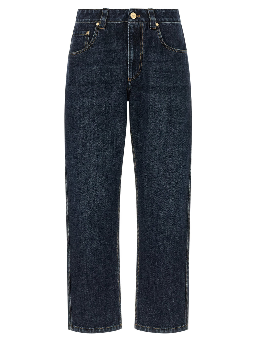 Brunello Cucinelli Women 'Shiny Bartack' Jeans
