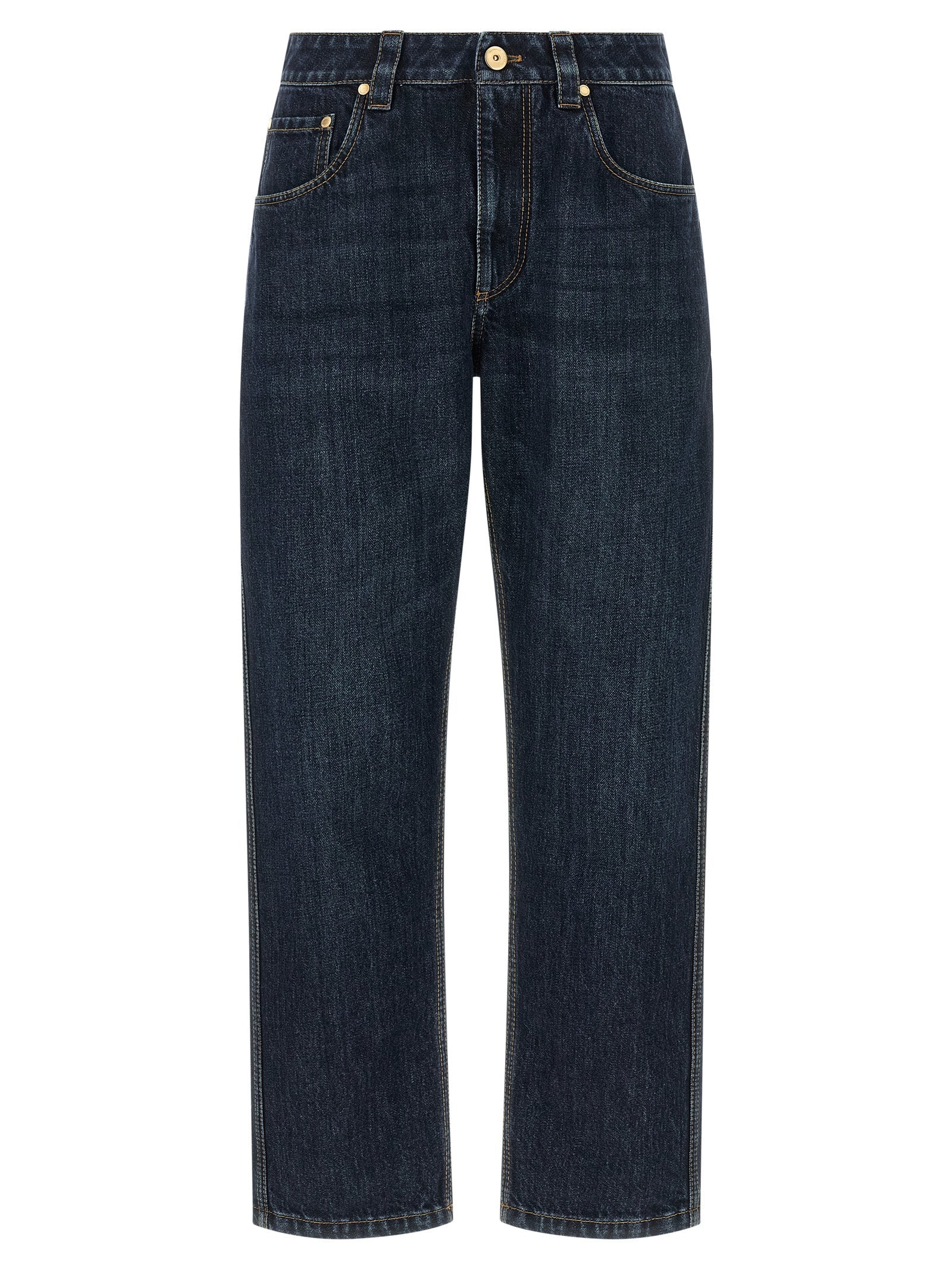 Brunello Cucinelli Women 'Shiny Bartack' Jeans
