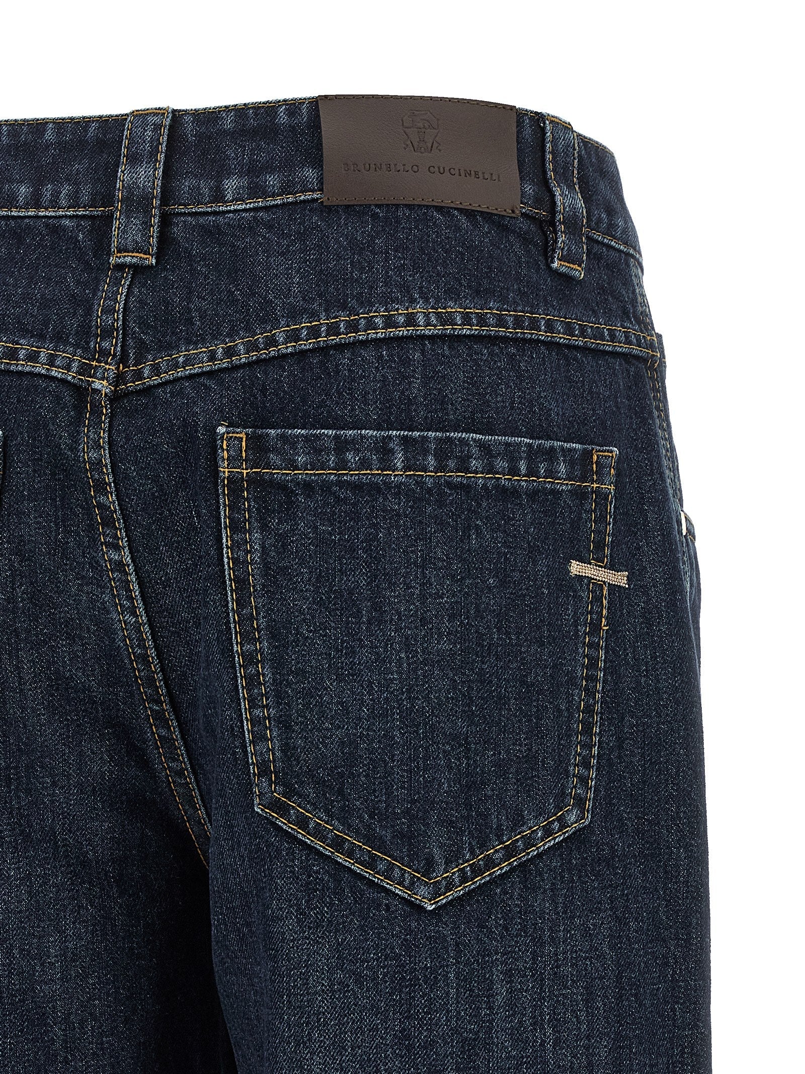 Brunello Cucinelli Women 'Shiny Bartack' Jeans