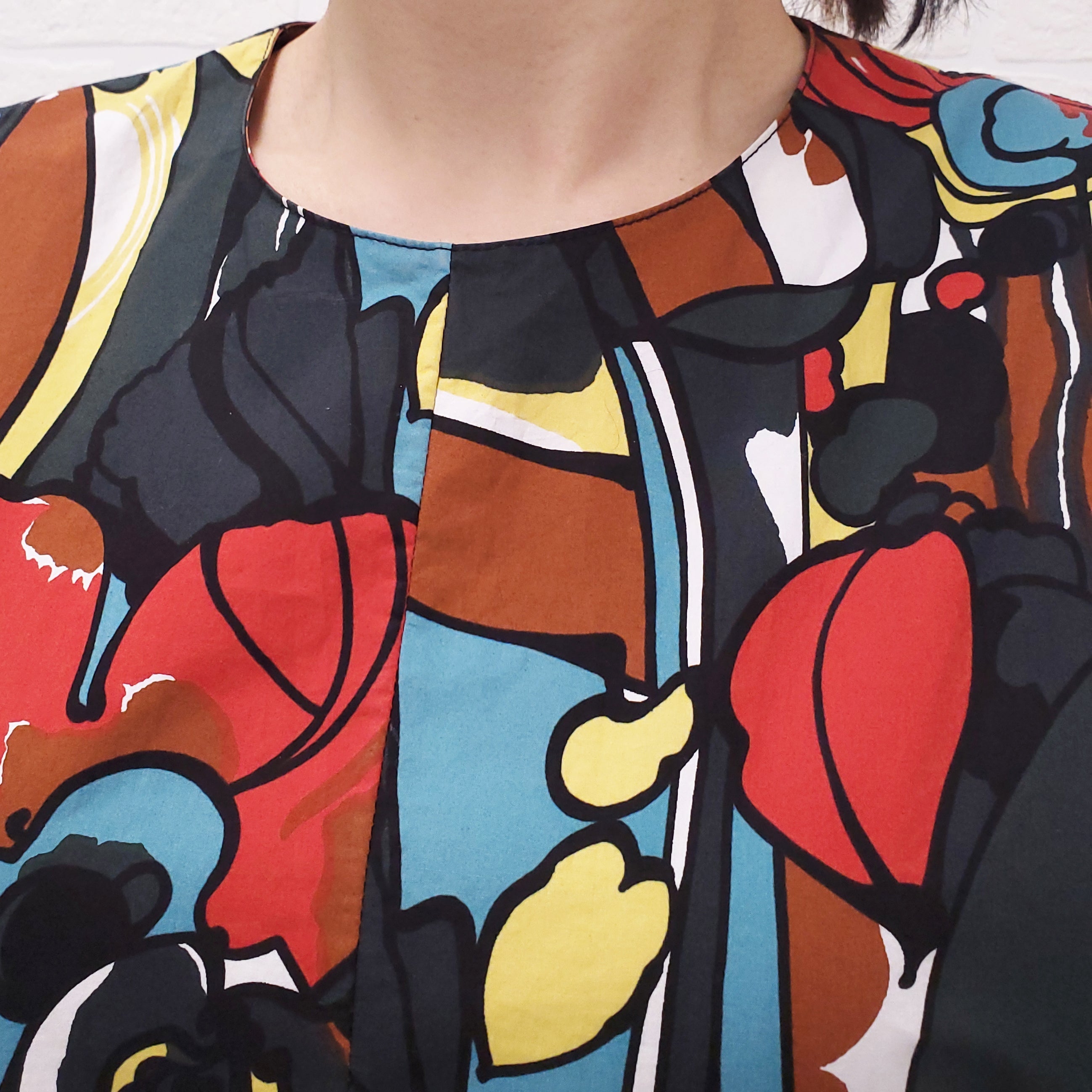 MARNI FLORAL PATTERNED COTTON DRESS - SIZE 44