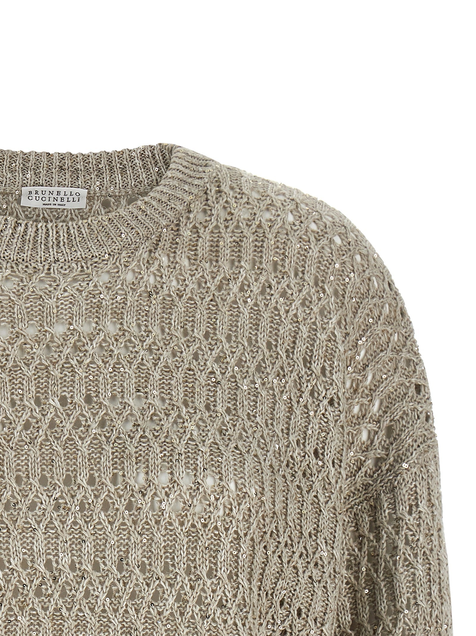 Brunello Cucinelli Women 'Dazzling Braids' Sweater