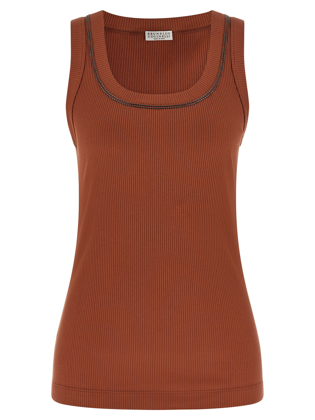 Brunello Cucinelli Women 'Shiny Trim' Top