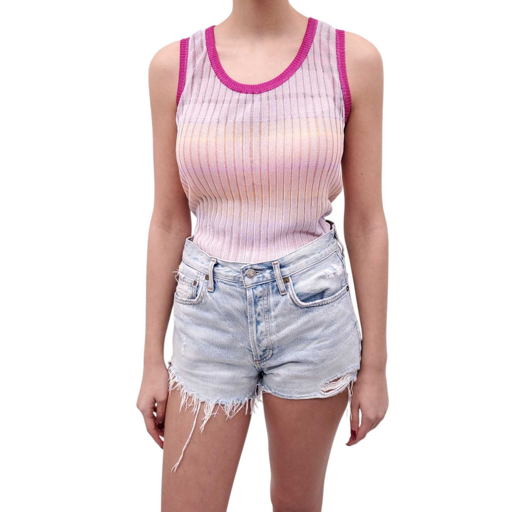 MISSONI RIBBED OMBRE TANK TOP - SIZE 44